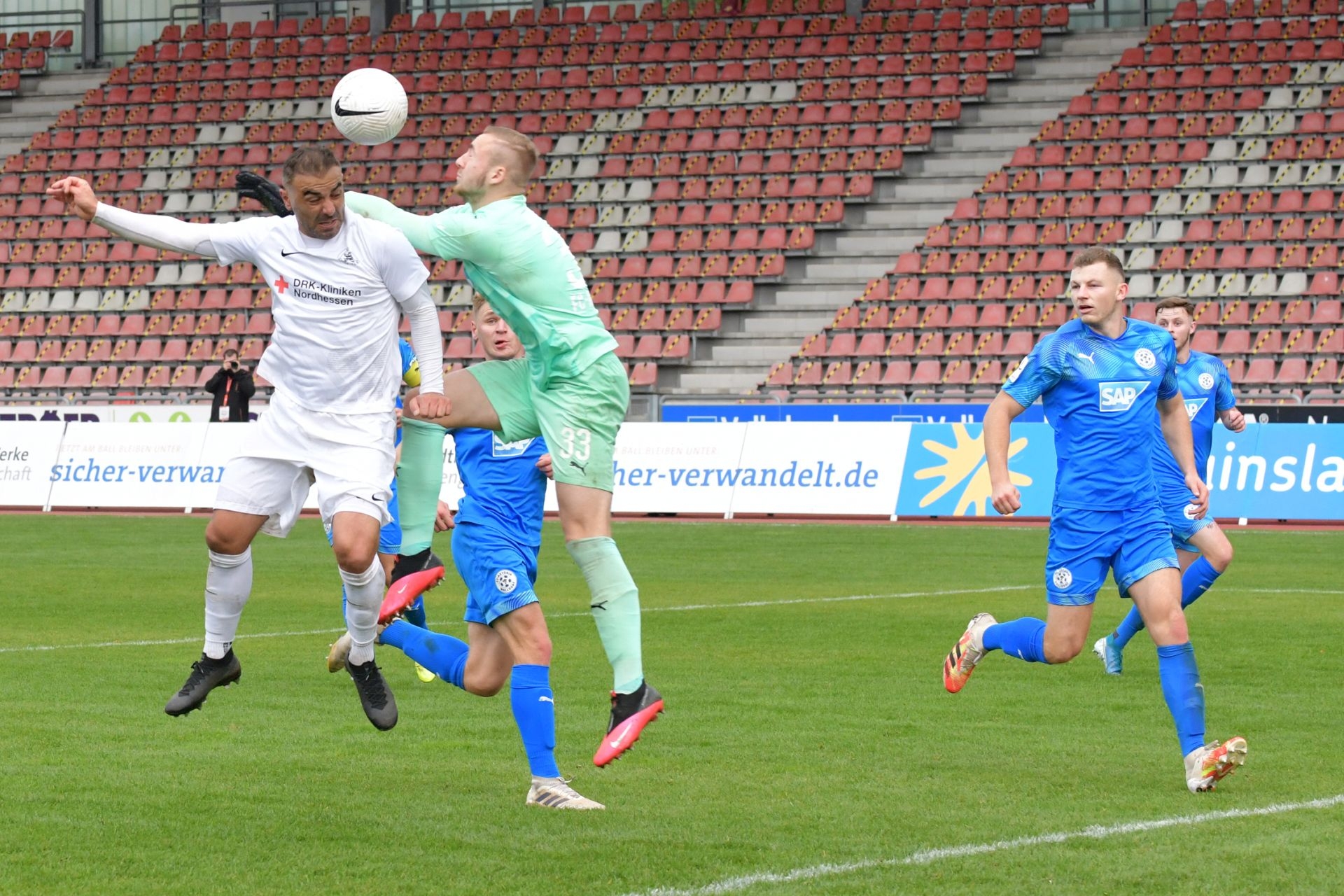 Regionalliga Südwest 2020/21, KSV Hessen Kassel, FC Astoria Walldorf, Endstand 1:3