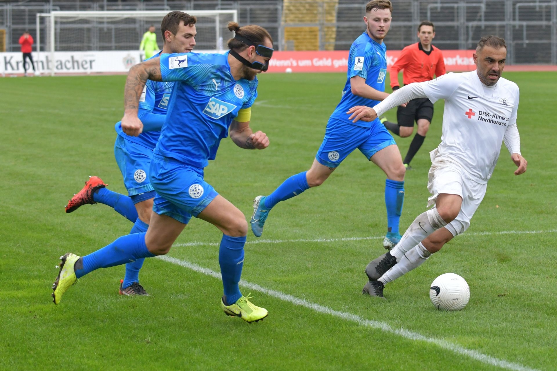 Regionalliga Südwest 2020/21, KSV Hessen Kassel, FC Astoria Walldorf, Endstand 1:3