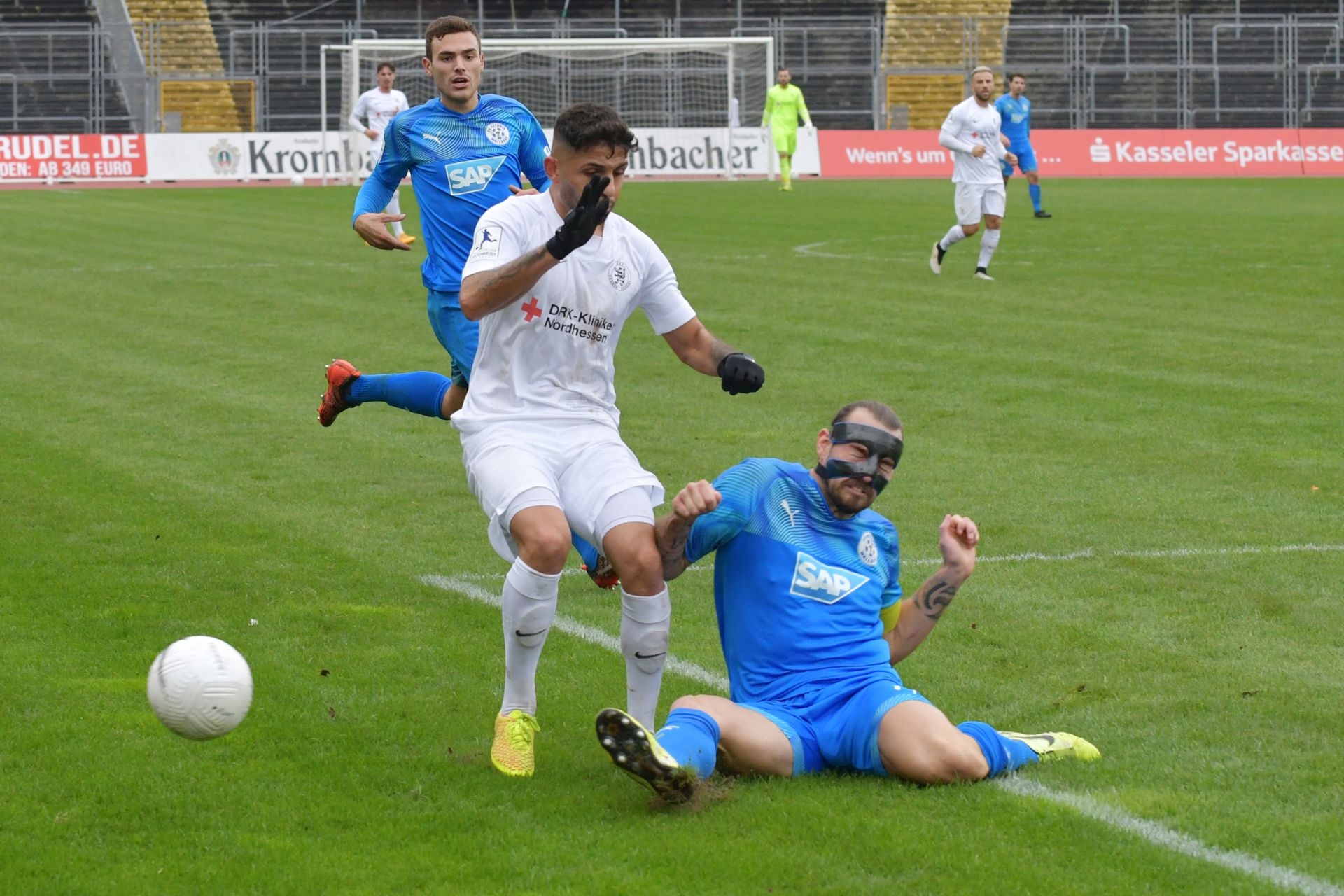 Regionalliga Südwest 2020/21, KSV Hessen Kassel, FC Astoria Walldorf, Endstand 1:3