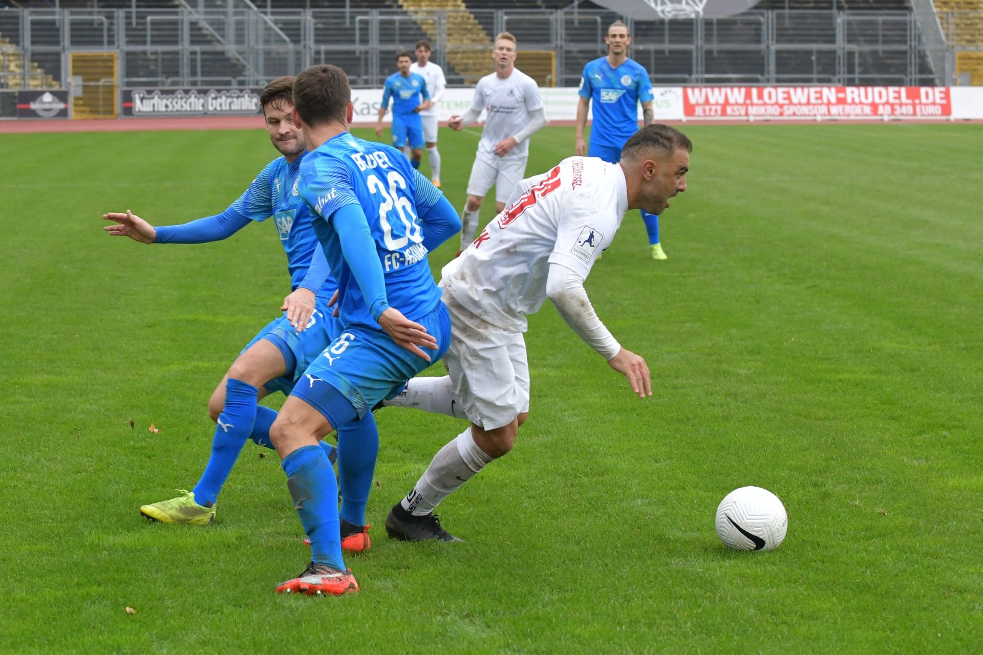 Regionalliga Südwest 2020/21, KSV Hessen Kassel, FC Astoria Walldorf, Endstand 1:3