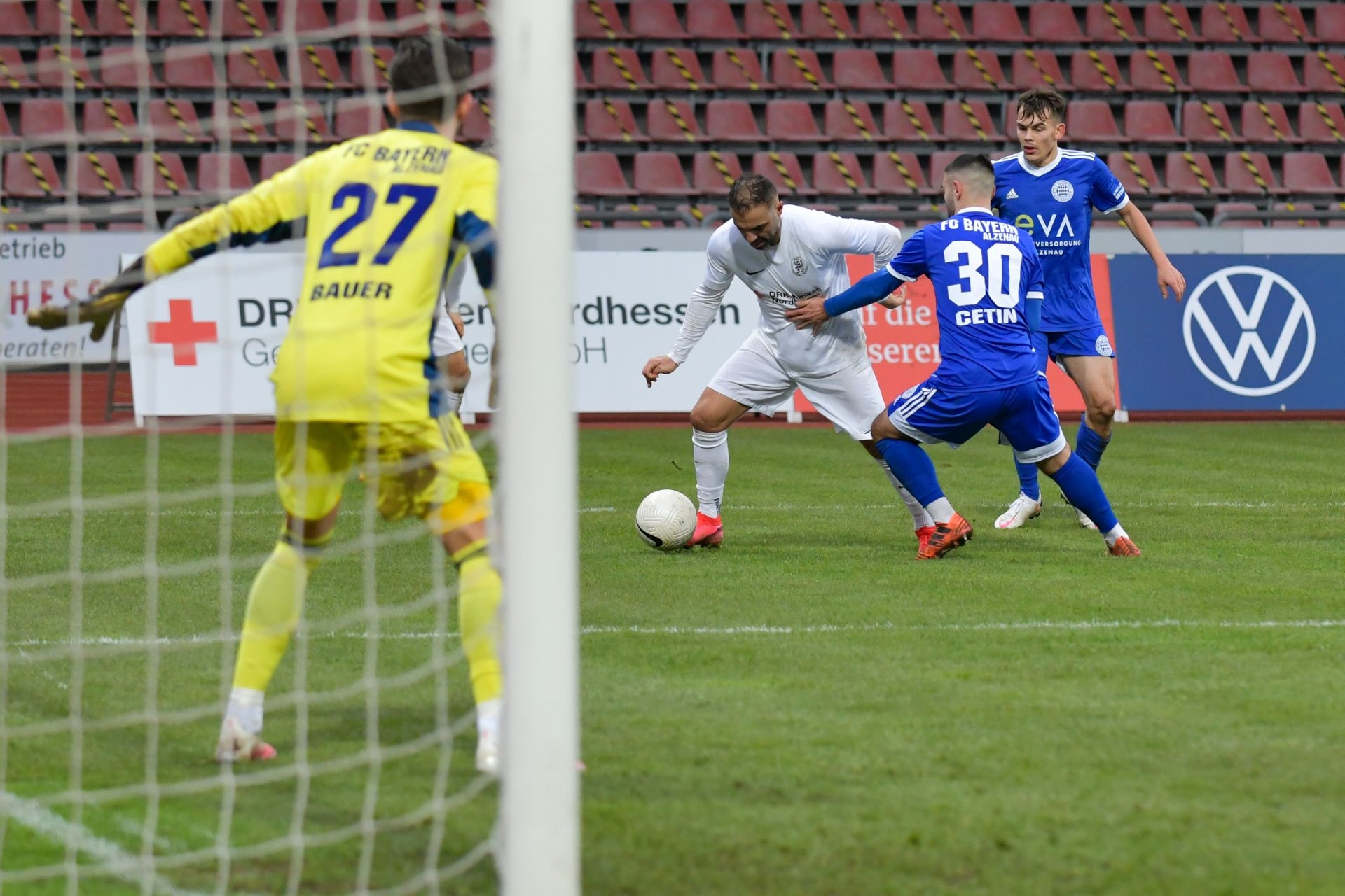 Regionalliga Südwest 2020/21, KSV Hessen Kassel, FC Bayern Alzenau, Endstand 3:0