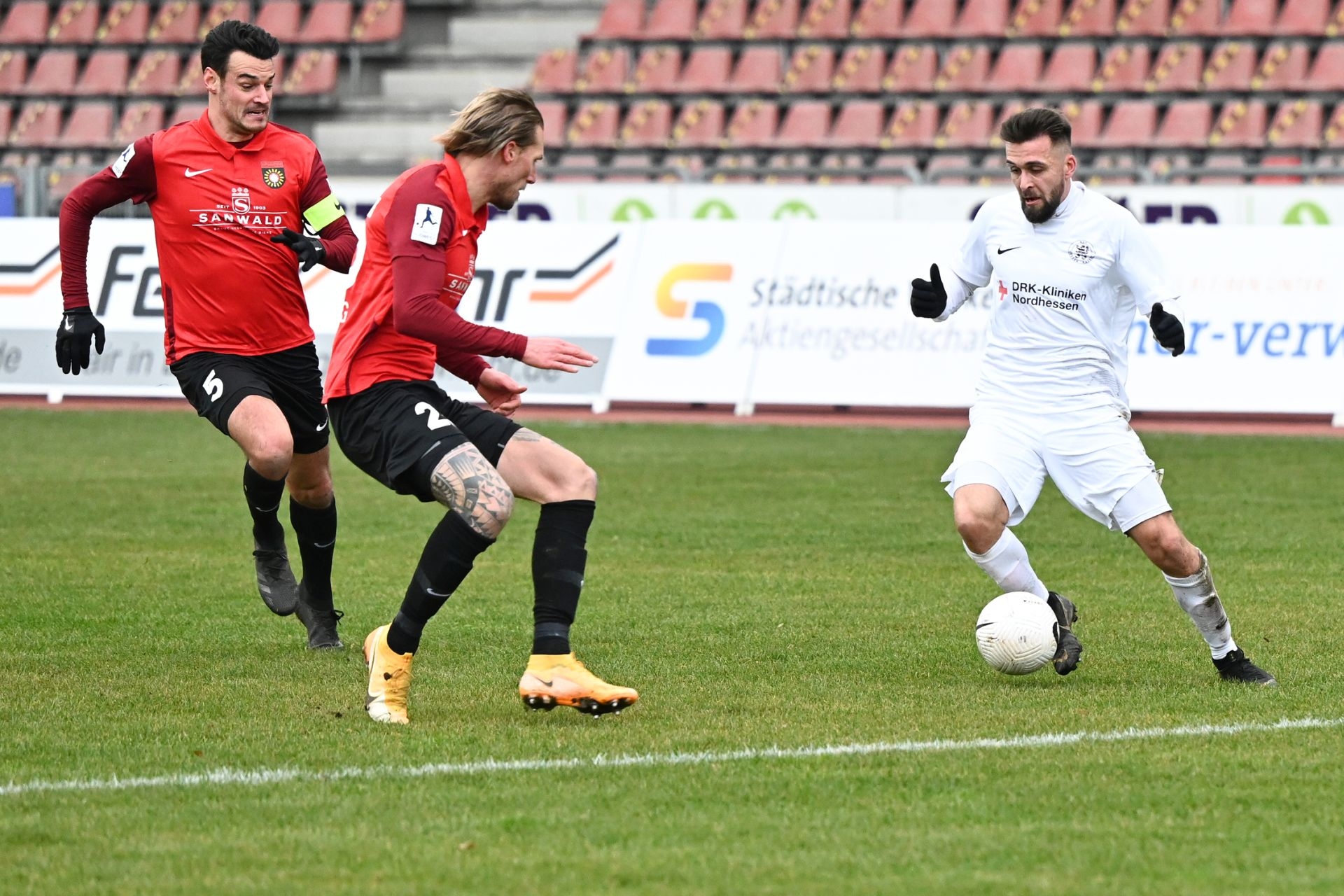 Regionalliga Südwest 2020/21, KSV Hessen Kassel, SG Sonnenhof Grossaspach, Endstand 0:2