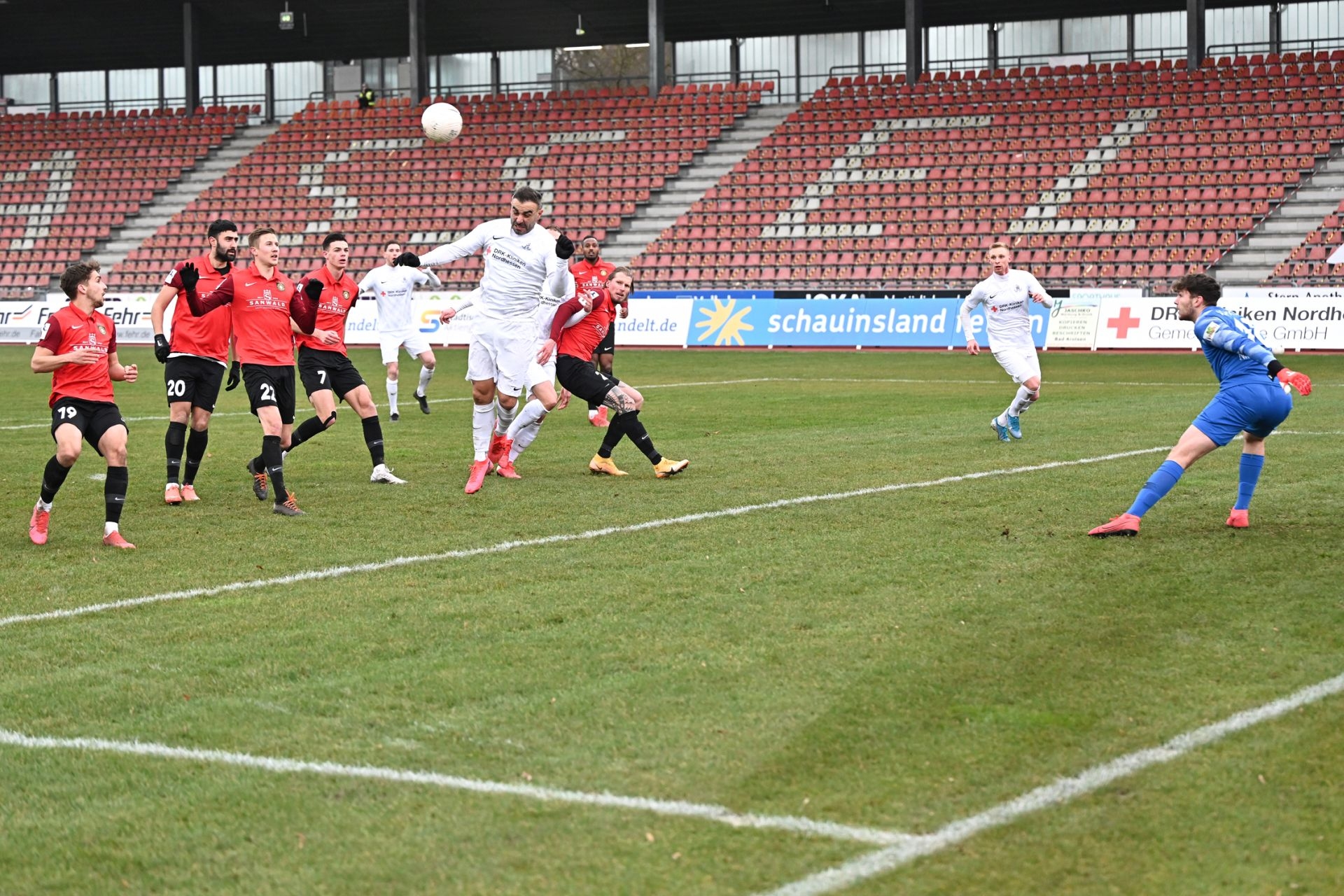 Regionalliga Südwest 2020/21, KSV Hessen Kassel, SG Sonnenhof Grossaspach, Endstand 0:2