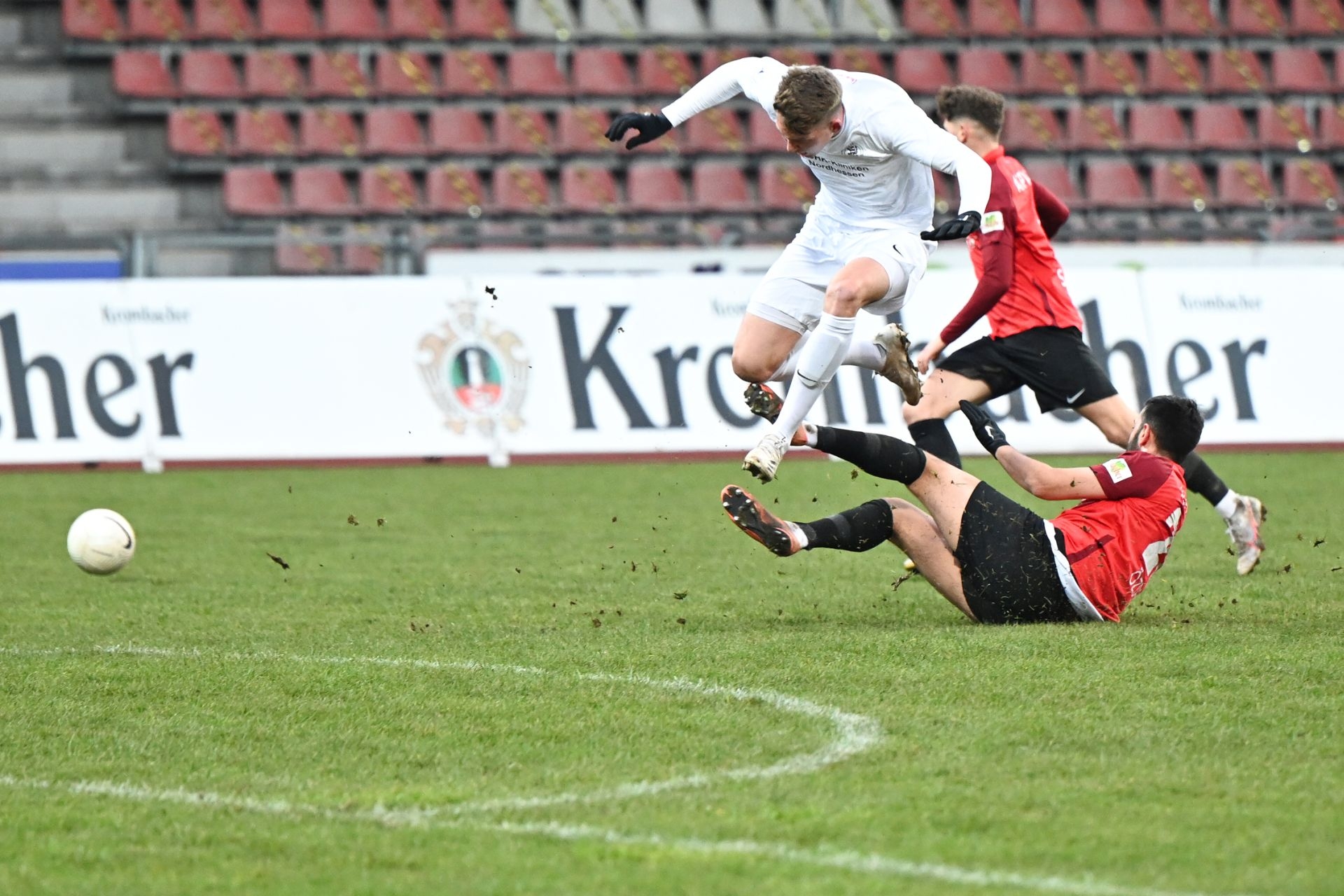 Regionalliga Südwest 2020/21, KSV Hessen Kassel, SG Sonnenhof Grossaspach, Endstand 0:2