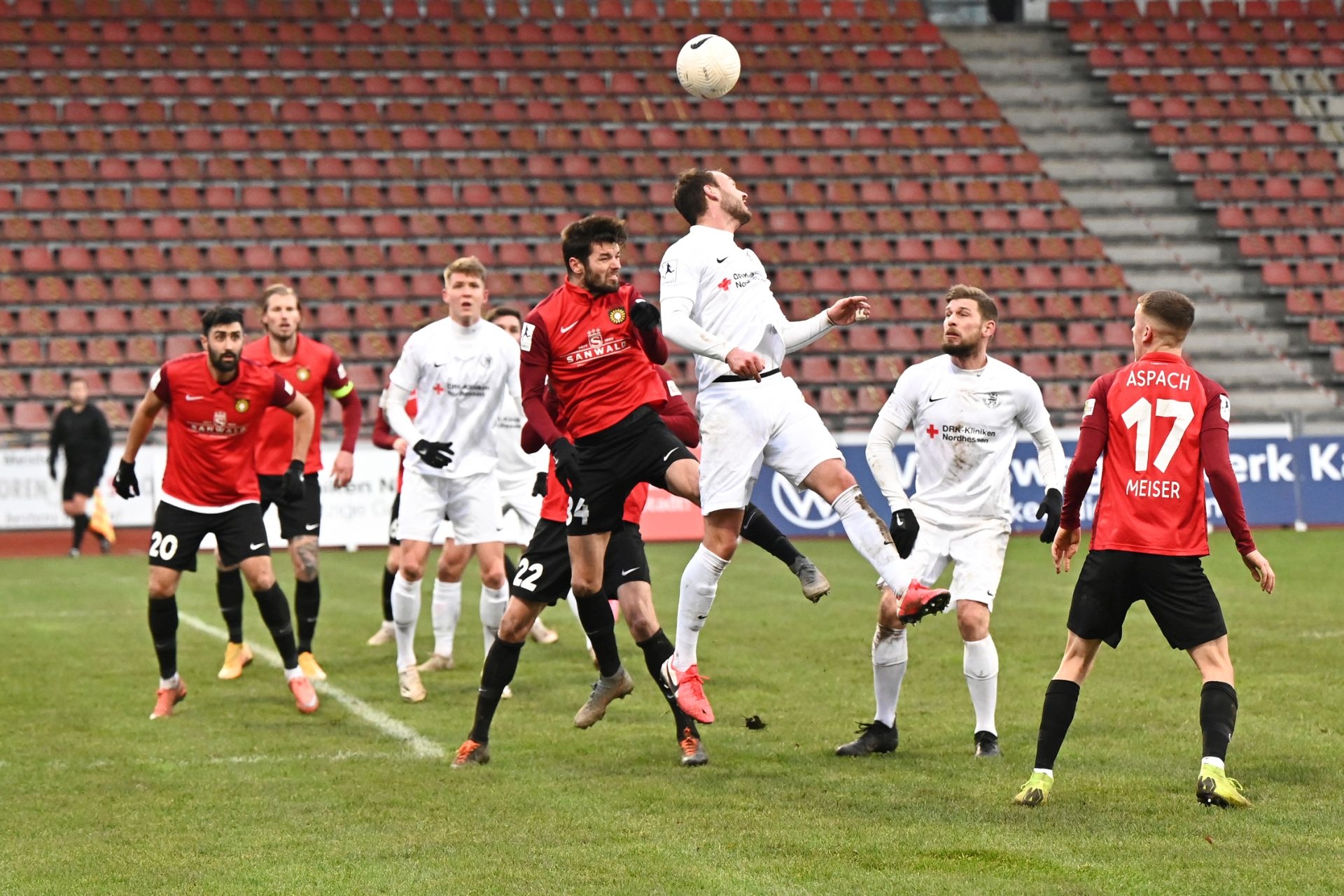 Regionalliga Südwest 2020/21, KSV Hessen Kassel, SG Sonnenhof Grossaspach, Endstand 0:2