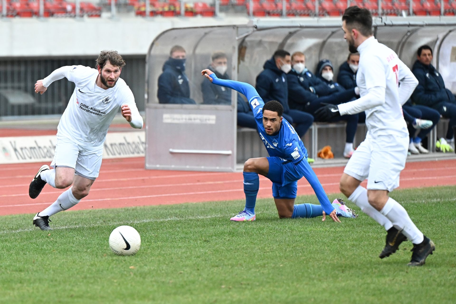 Regionalliga Südwest 2020/21, KSV Hessen Kassel, TSG Hoffenheim II, Endstand 2:2