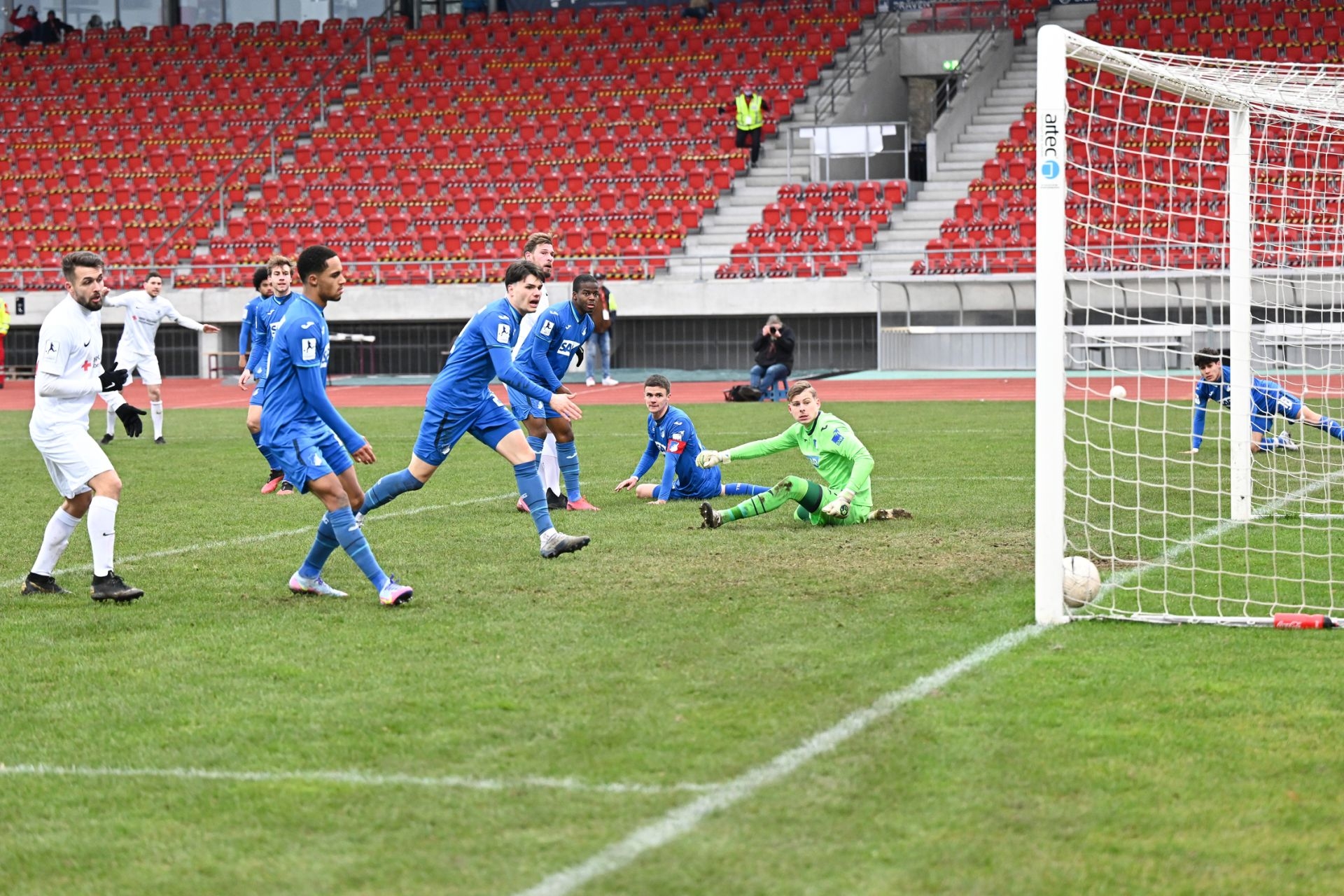 Regionalliga Südwest 2020/21, KSV Hessen Kassel, TSG Hoffenheim II, Endstand 2:2, Tor zum 1:1