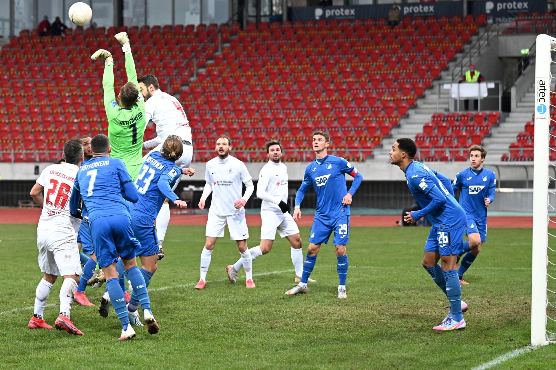 Regionalliga Südwest 2020/21, KSV Hessen Kassel, TSG Hoffenheim II, Endstand 2:2