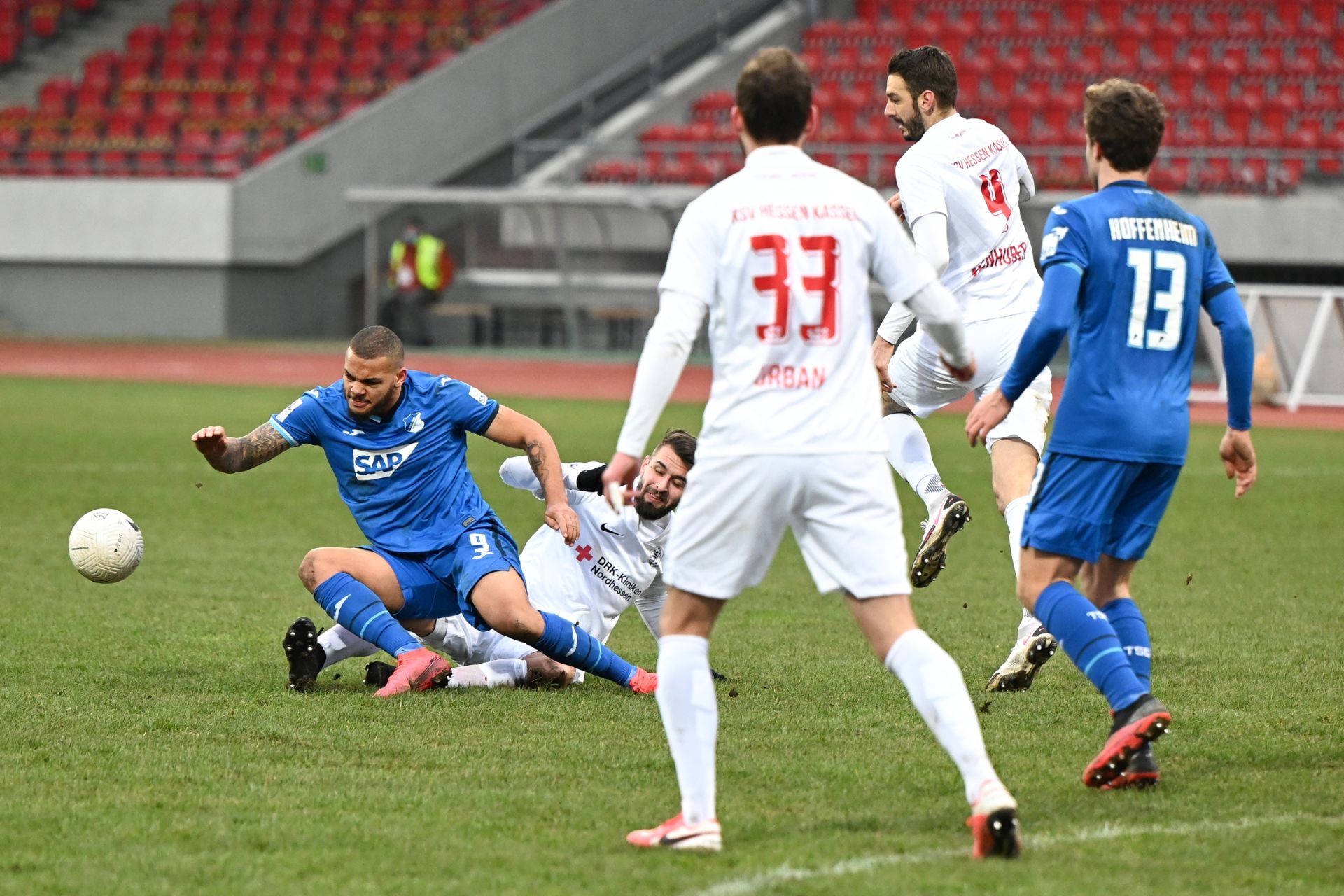 Regionalliga Südwest 2020/21, KSV Hessen Kassel, TSG Hoffenheim II, Endstand 2:2