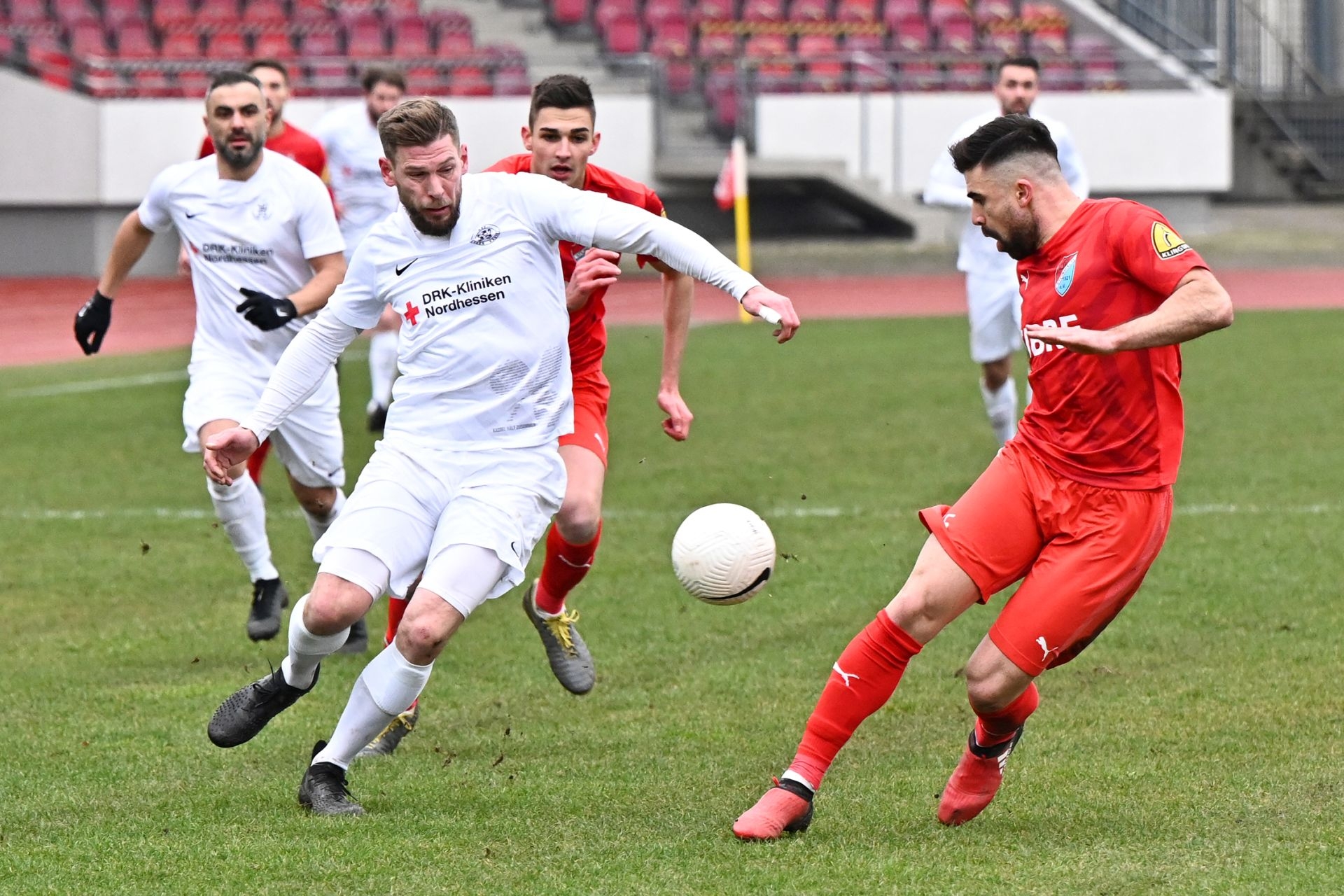 Regionalliga Südwest 2020/21, KSVHessen Kassel, TSV Steinbach Haiger, Endstand 2:1, Sebastian Schmeer