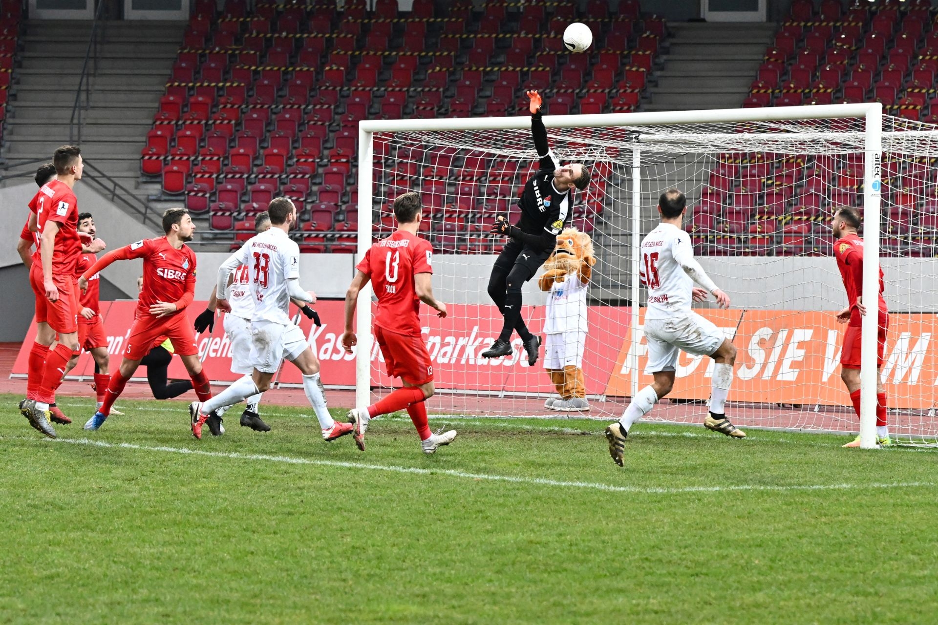 Regionalliga Südwest 2020/21, KSVHessen Kassel, TSV Steinbach Haiger, Endstand 2:1