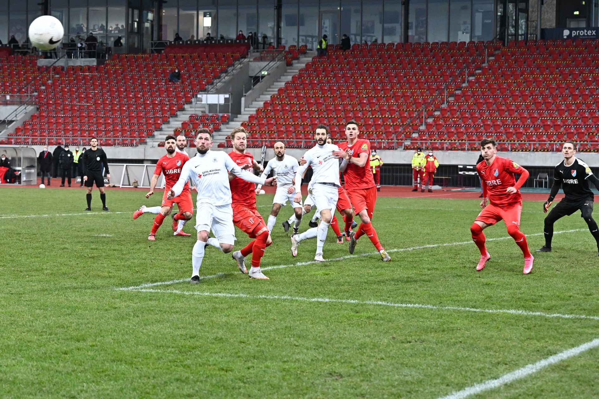 Regionalliga Südwest 2020/21, KSVHessen Kassel, TSV Steinbach Haiger, Endstand 2:1, Sebastian Schmeer