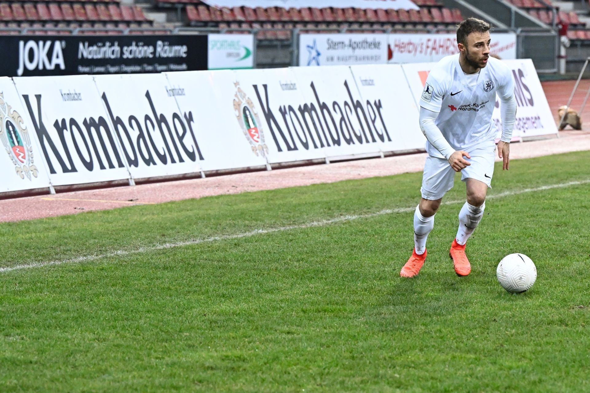 Regionalliga Südwest 2020/21, KSVHessen Kassel, TSV Steinbach Haiger, Endstand 2:1, Alban Meha