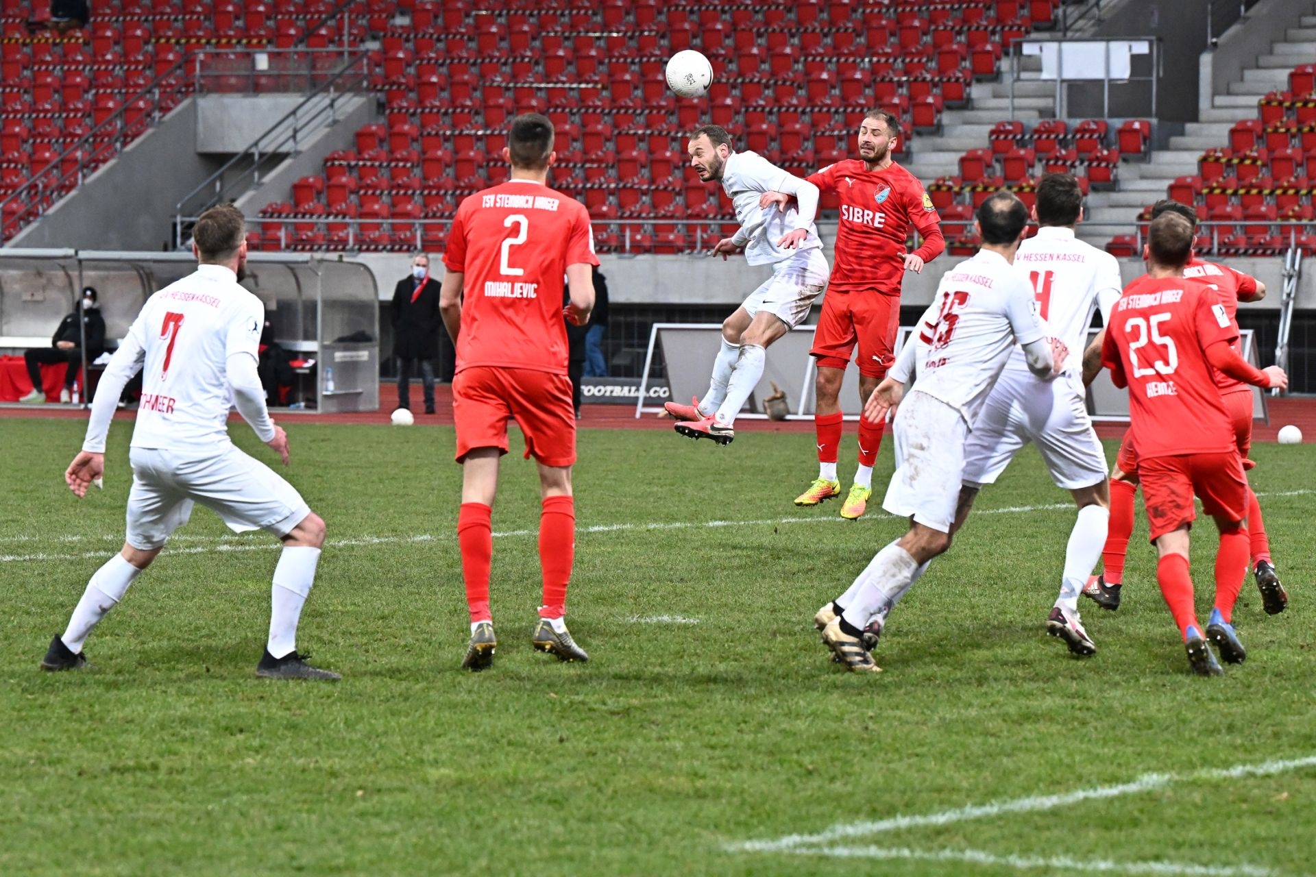 Regionalliga Südwest 2020/21, KSVHessen Kassel, TSV Steinbach Haiger, Endstand 2:1, Robin Urban