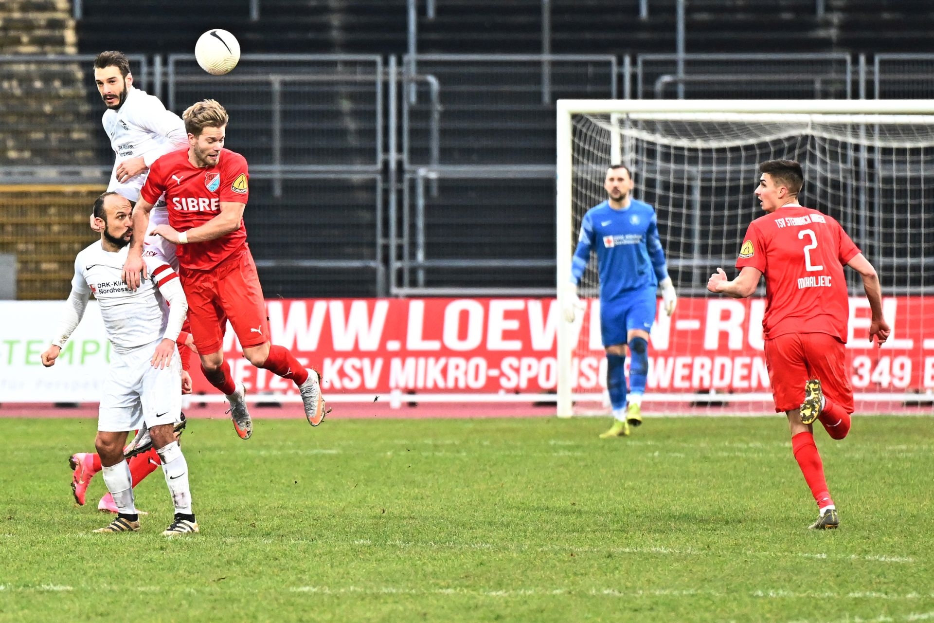 Regionalliga Südwest 2020/21, KSVHessen Kassel, TSV Steinbach Haiger, Endstand 2:1