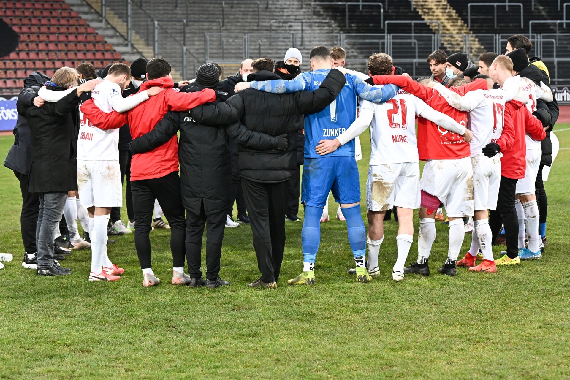 Regionalliga Südwest 2020/21, KSVHessen Kassel, TSV Steinbach Haiger, Endstand 2:1