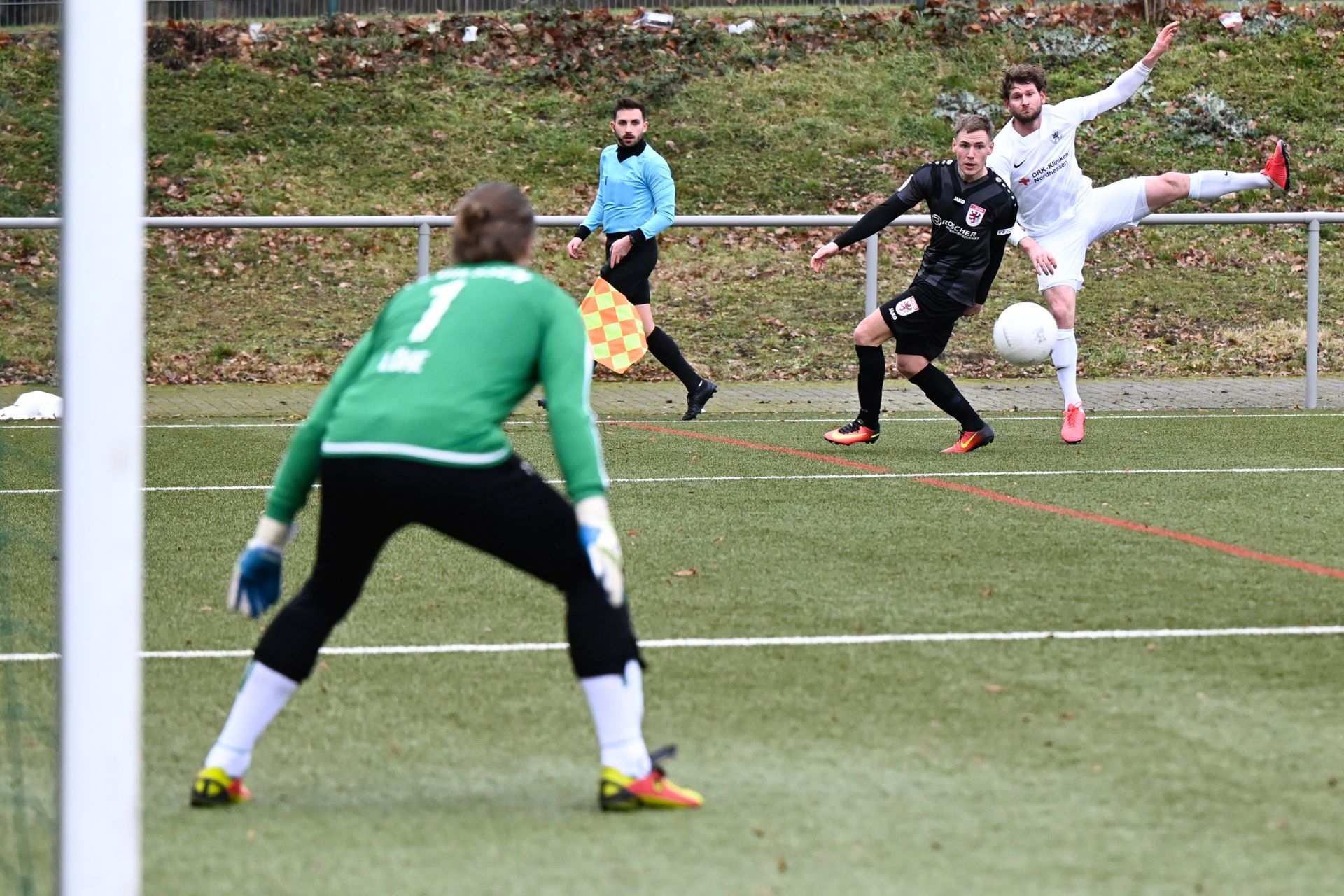 Regionalliga Südwest 2020/21, KSVHessen Kassel, FC Gießen, Endstand 1:1, Ingmar Merle