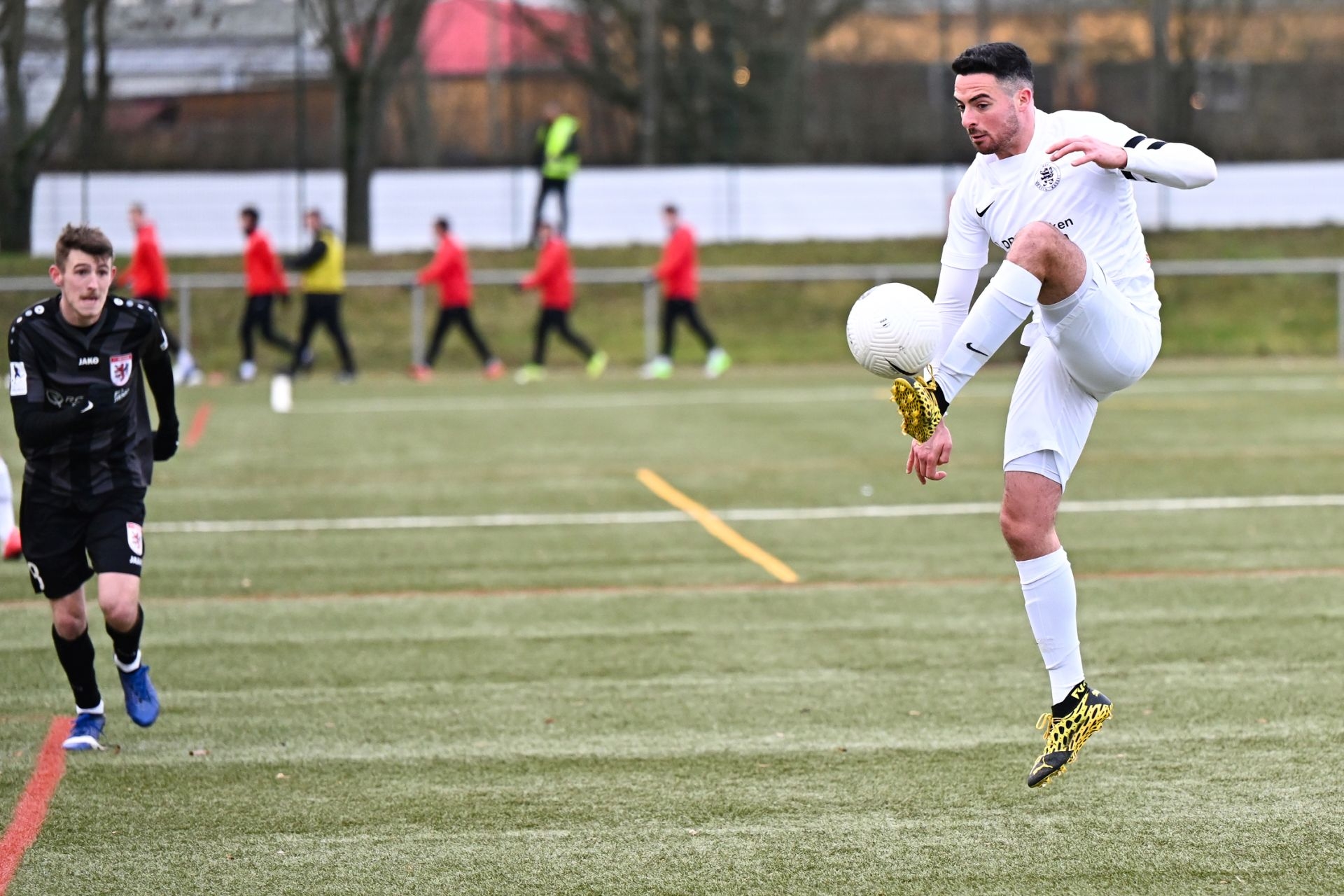 Regionalliga Südwest 2020/21, KSVHessen Kassel, FC Gießen, Endstand 1:1, Adrian Bravo Sanchez