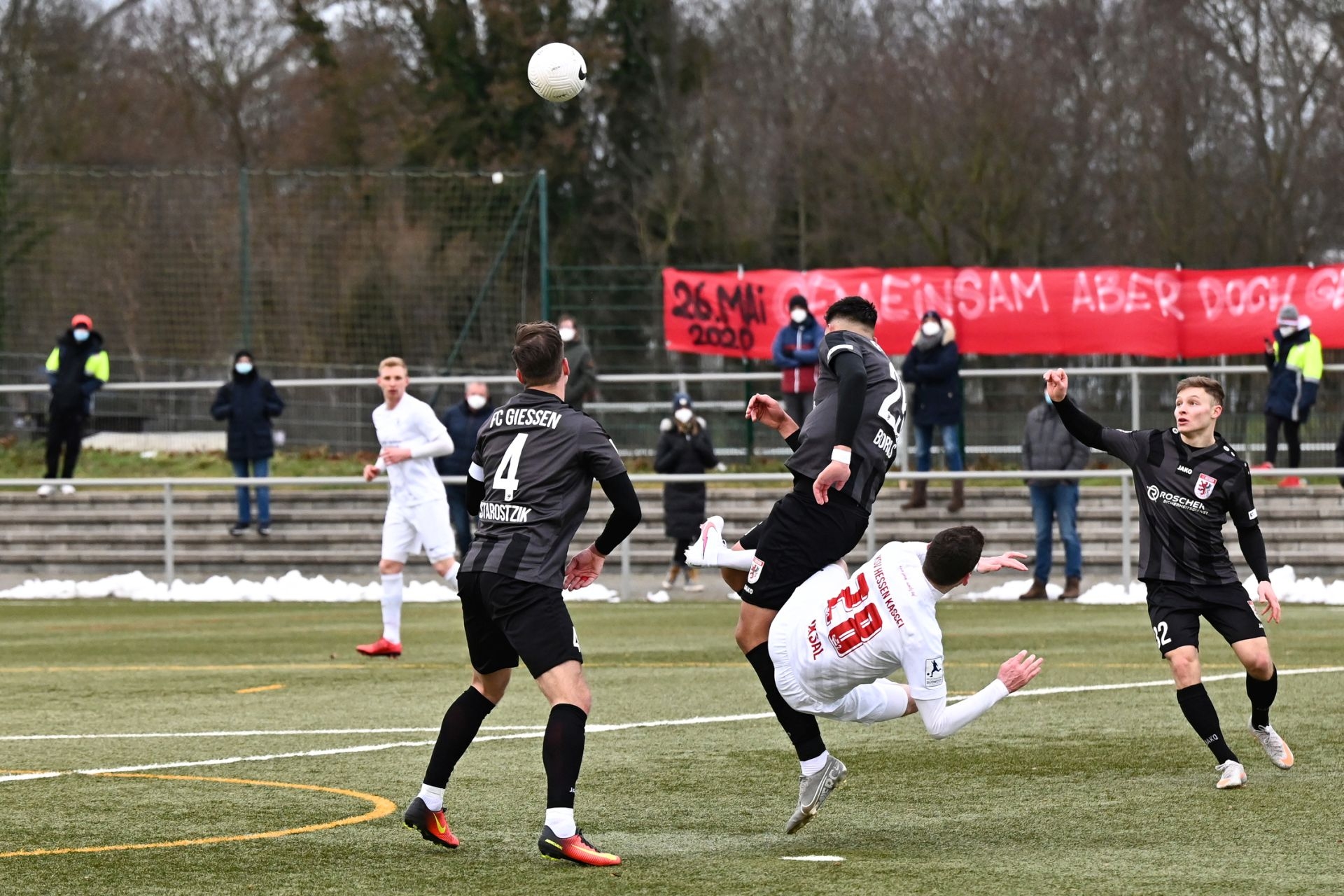Regionalliga Südwest 2020/21, KSVHessen Kassel, FC Giessen, Endstand 1:1
