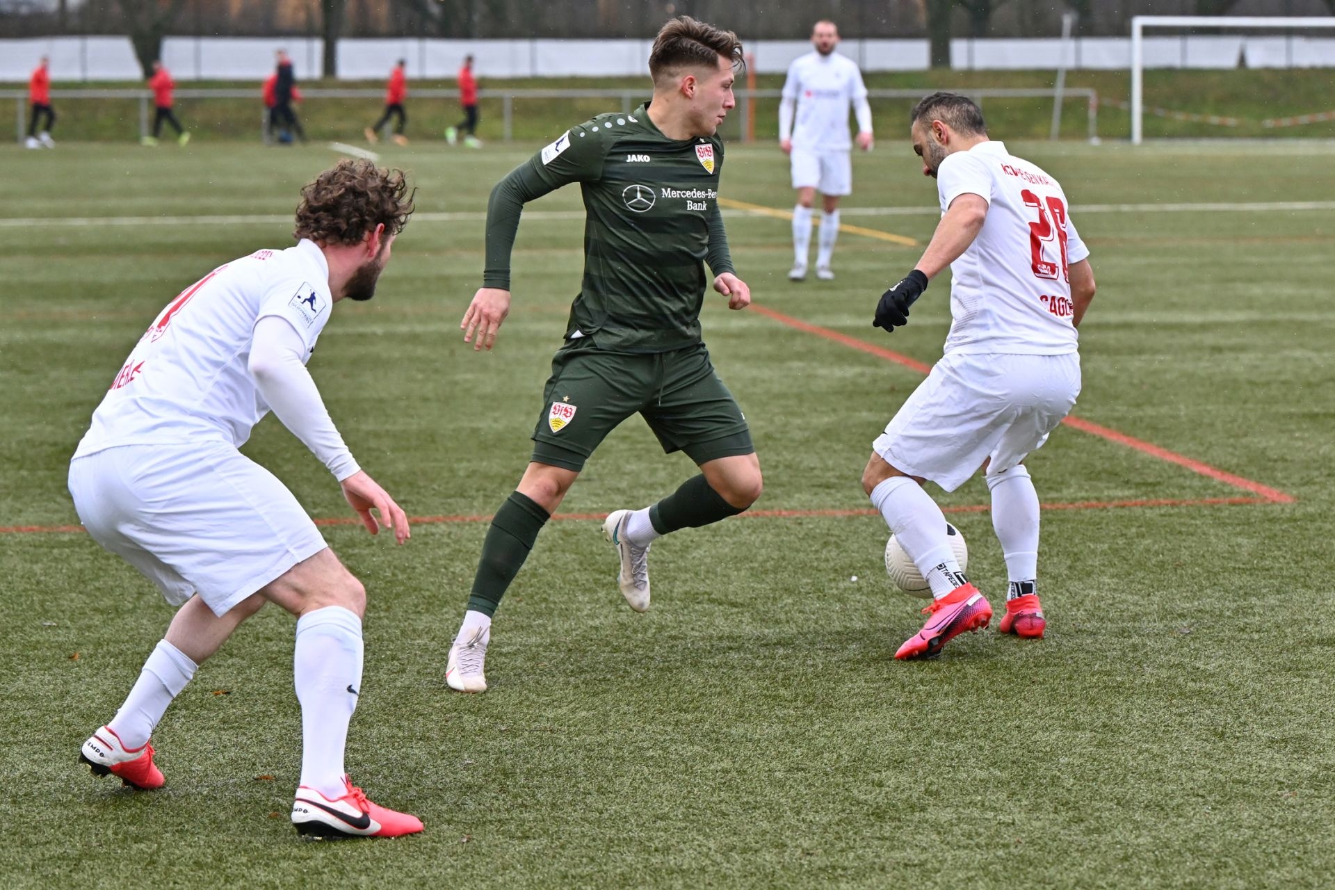 Regionalliga Südwest 2020/21, KSV Hessen Kassel, VfB Stuttgart II, Endstand 0:4, Ingmar Merle