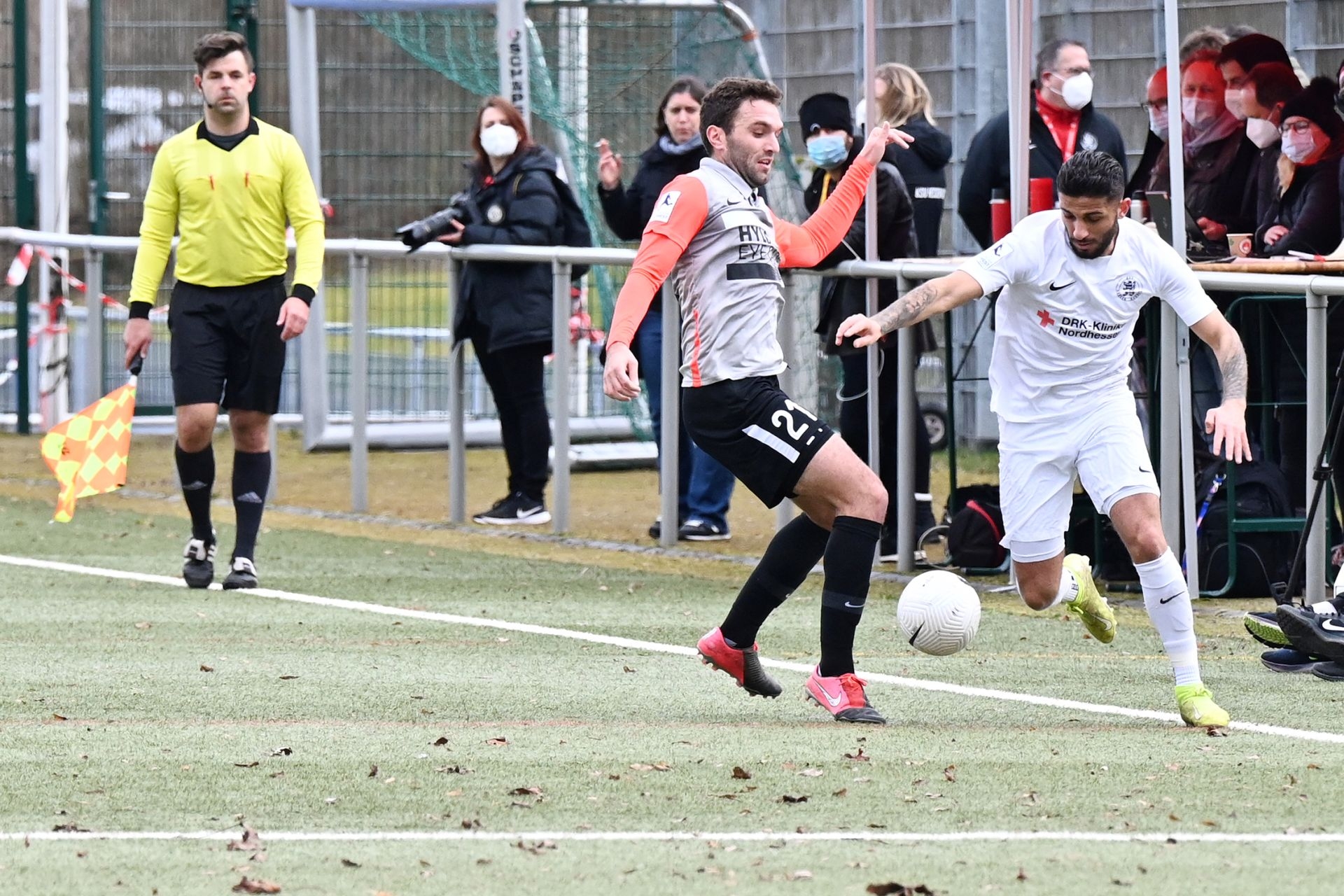 Regionalliga Südwest 2020/21, KSV Hessen Kassel, SV Elversberg, Endstand 0:2, Najjar