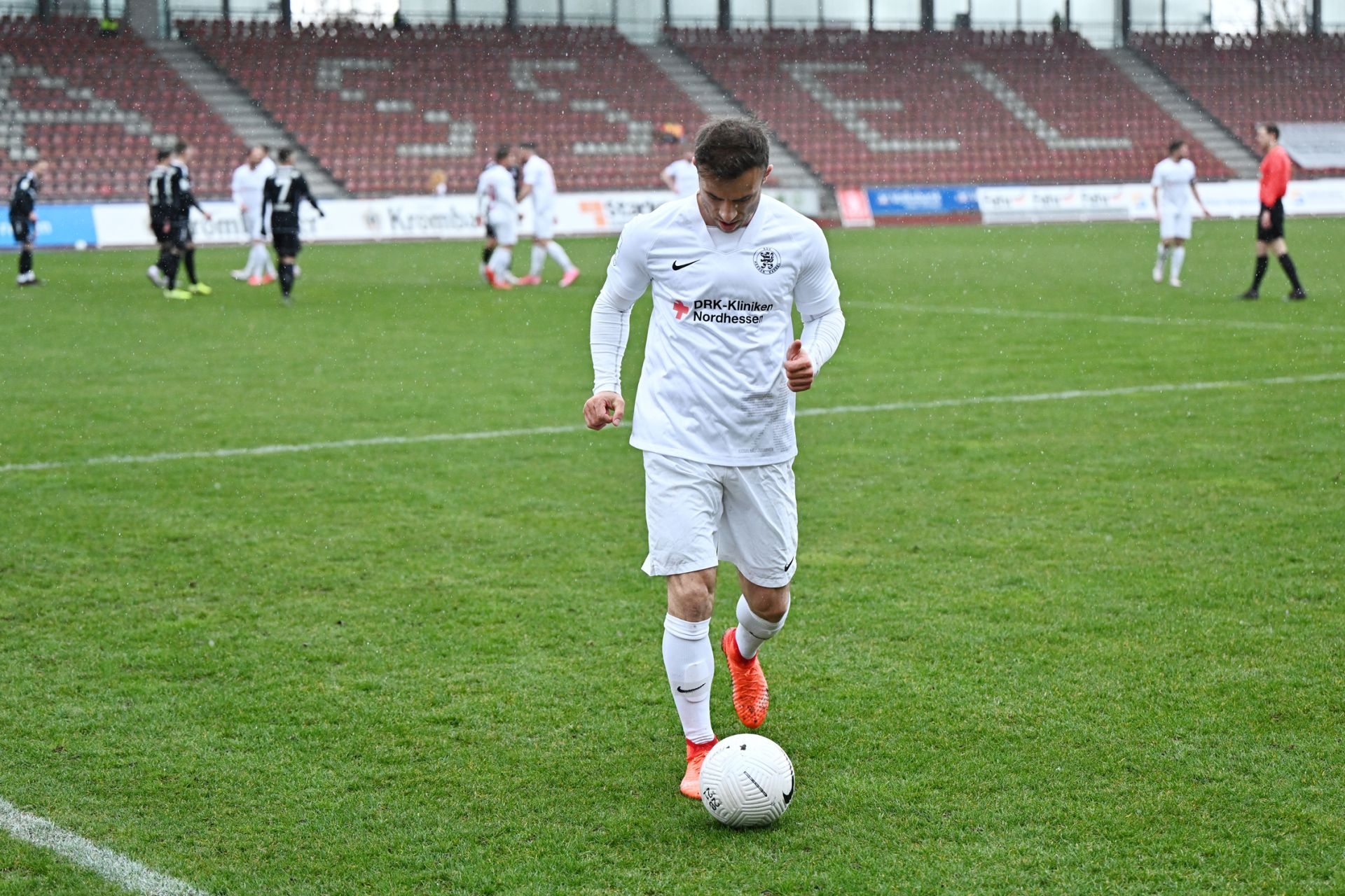 Regionalliga Südwest 2020/21, KSV Hessen Kassel, FSV Frankfurt, Endstand 2:1, Alban Meha