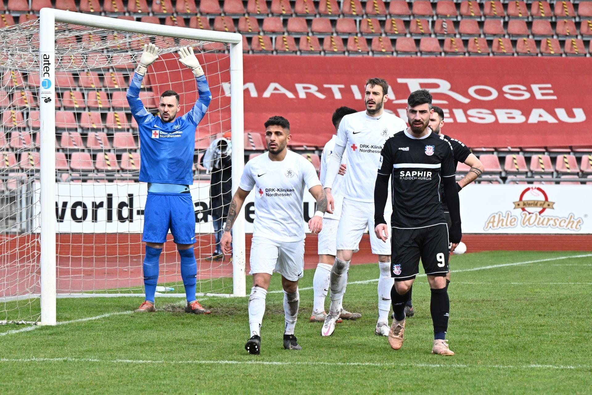 Regionalliga Südwest 2020/21, KSV Hessen Kassel, FSV Frankfurt, Endstand 2:1, Eckball