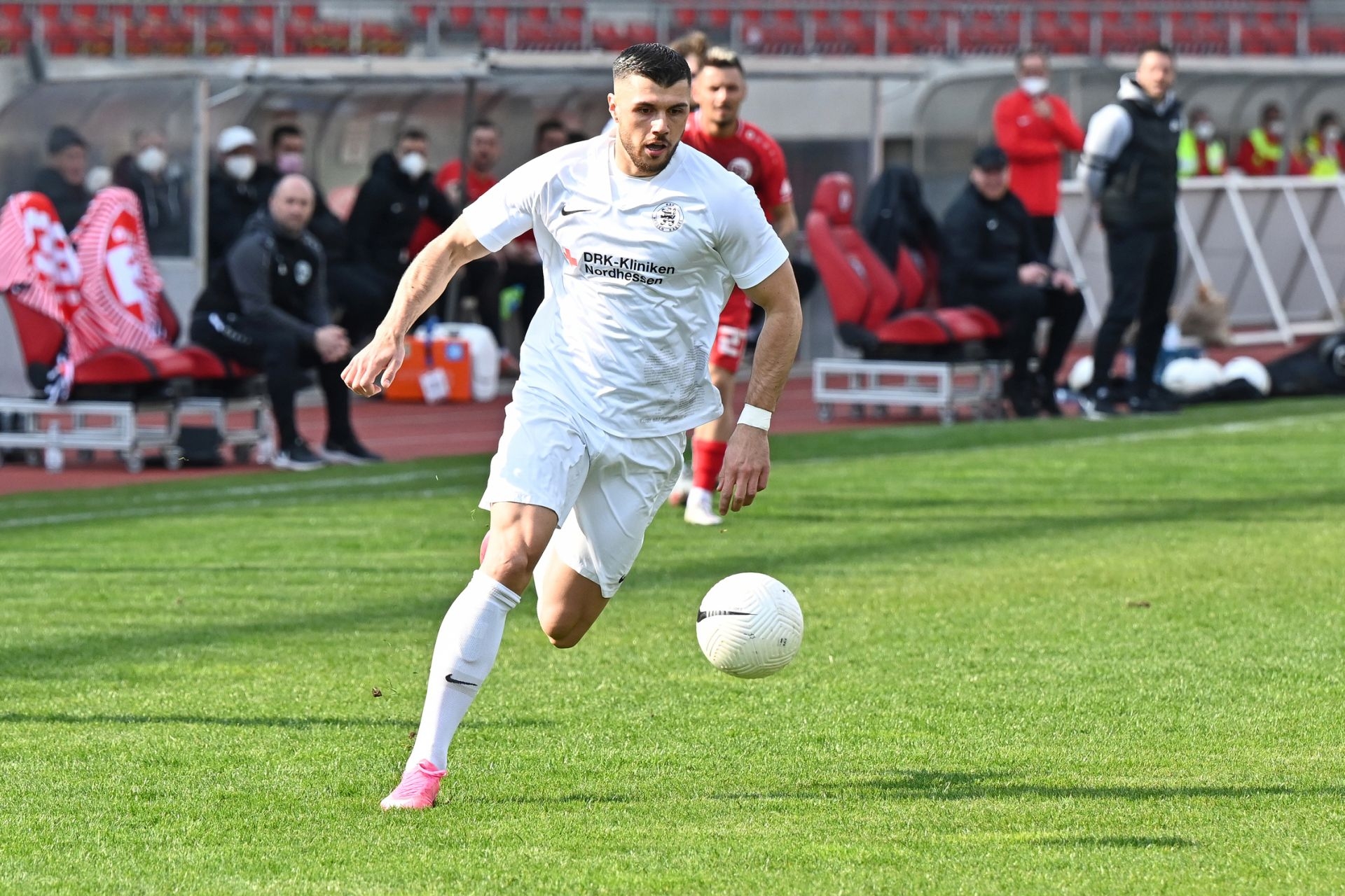 Regionalliga Südwest 2020/21, KSV Hessen Kassel, Bahlinger SC, Endstand 1:1