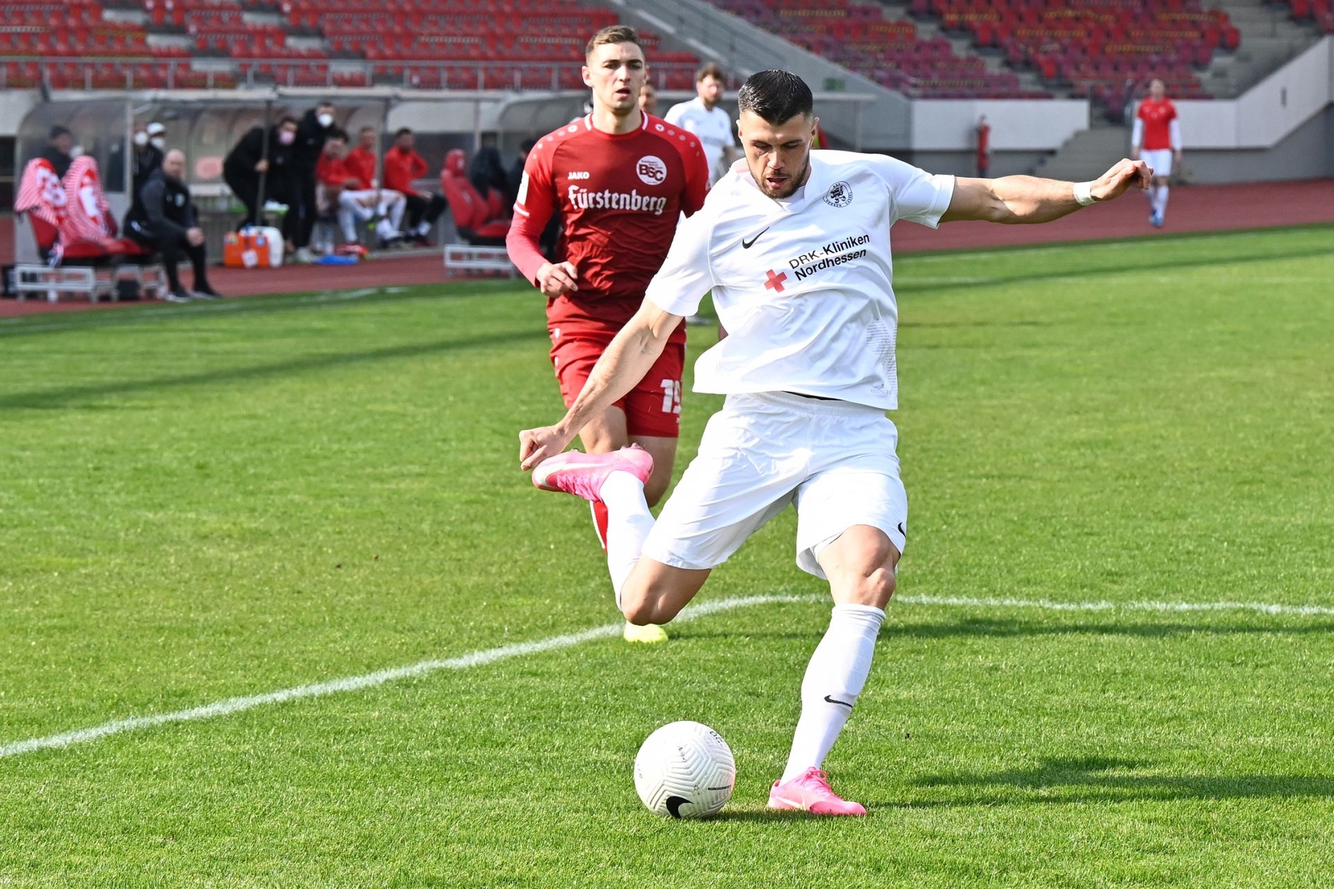 Regionalliga Südwest 2020/21, KSV Hessen Kassel, Bahlinger SC, Endstand 1:1