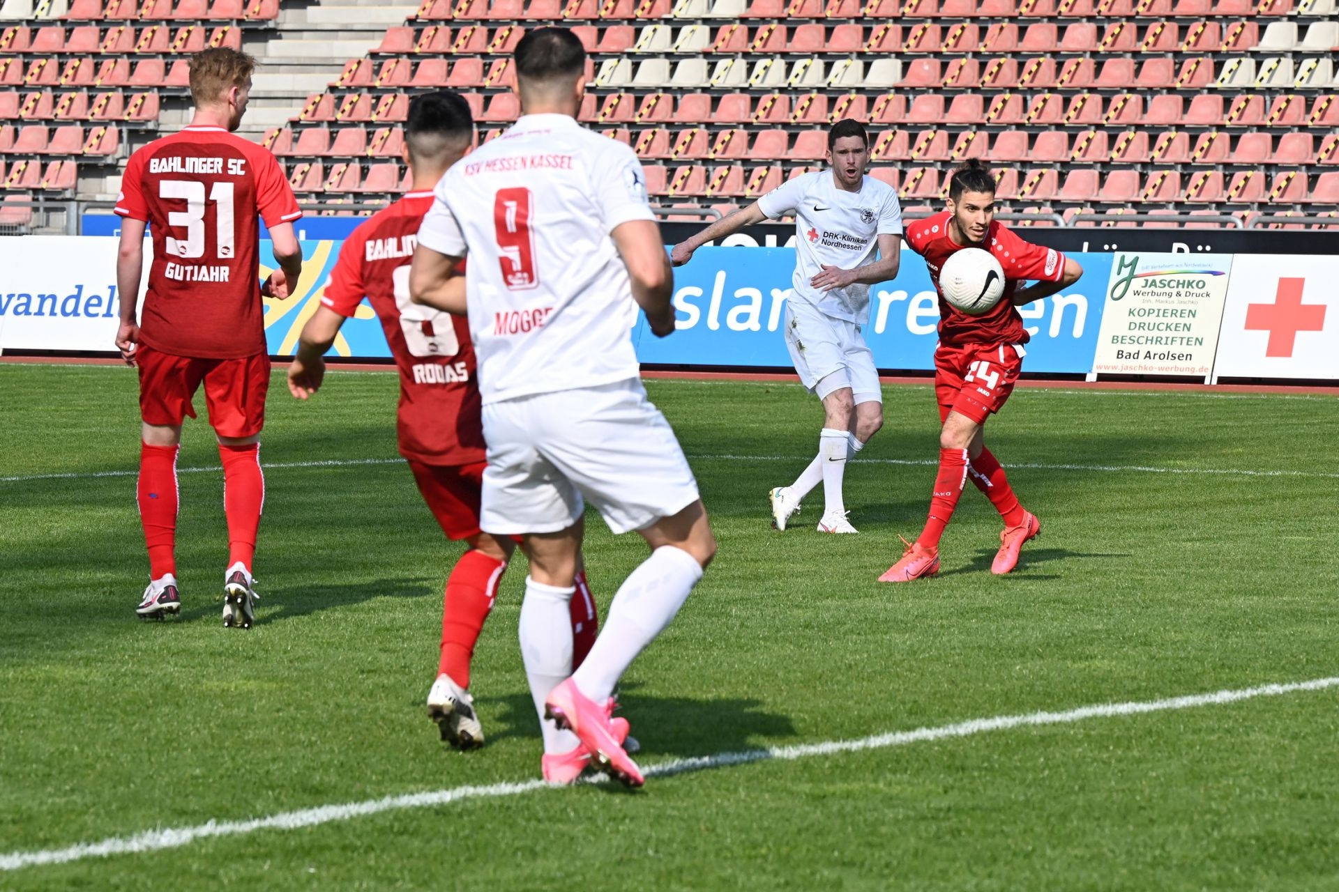 Regionalliga Südwest 2020/21, KSV Hessen Kassel, Bahlinger SC, Endstand 1:1