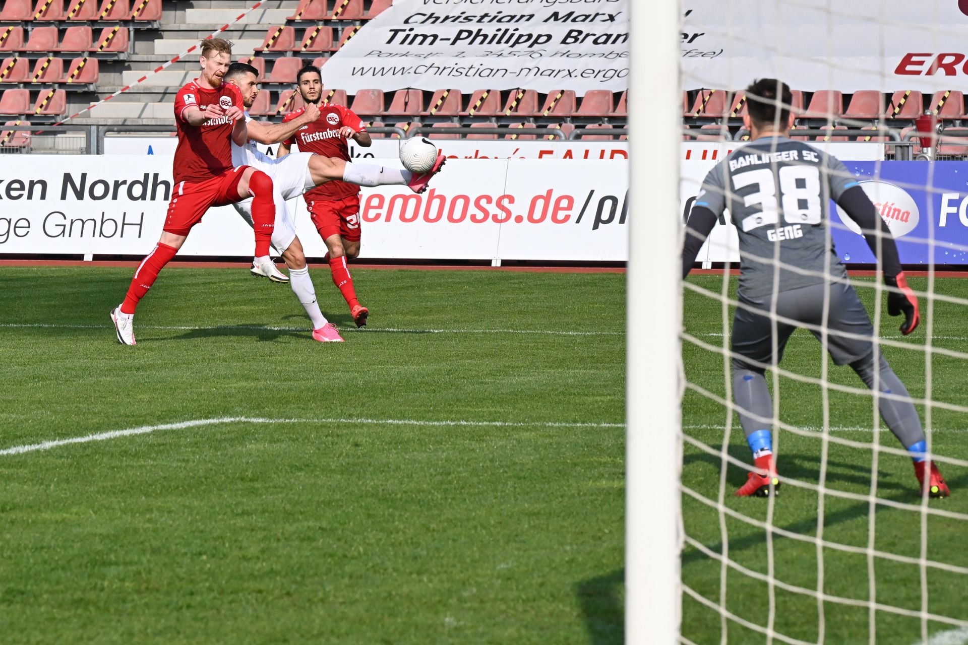 Regionalliga Südwest 2020/21, KSV Hessen Kassel, Bahlinger SC, Endstand 1:1