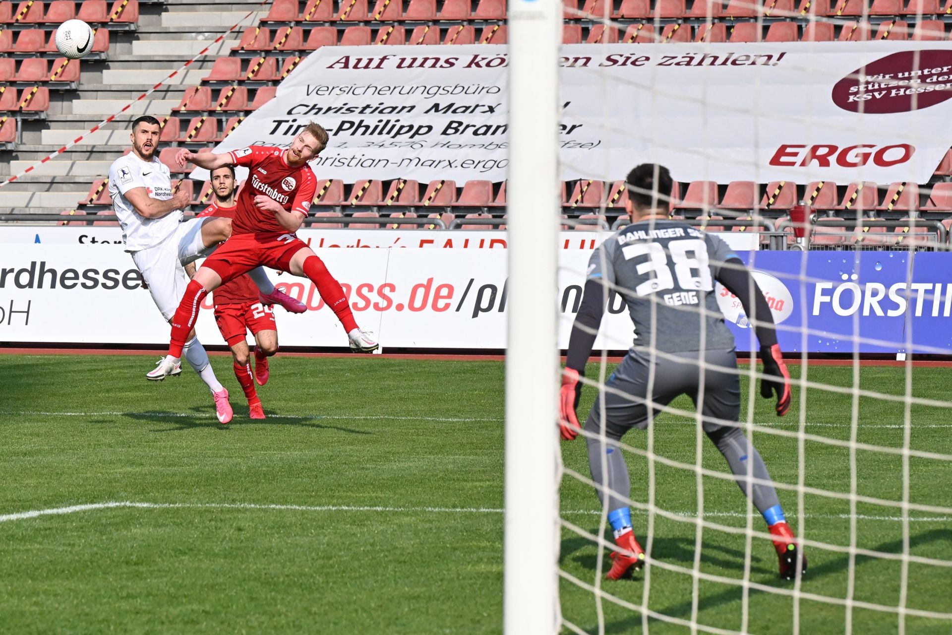 Regionalliga Südwest 2020/21, KSV Hessen Kassel, Bahlinger SC, Endstand 1:1