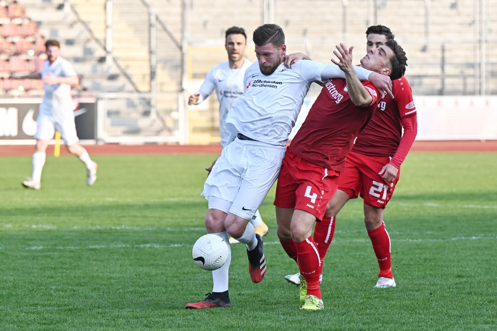 Regionalliga Südwest 2020/21, KSV Hessen Kassel, Bahlinger SC, Endstand 1:1