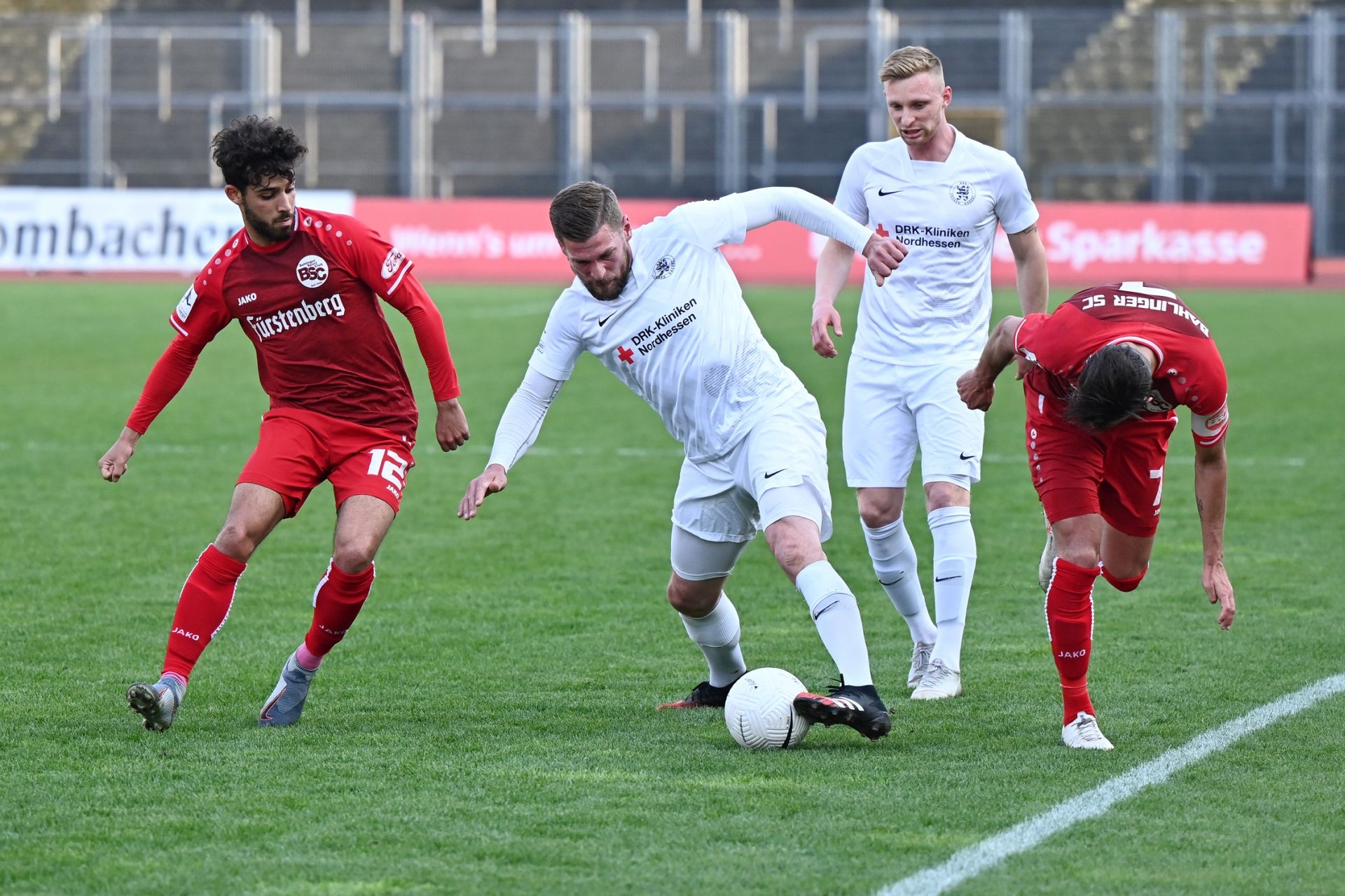 Regionalliga Südwest 2020/21, KSV Hessen Kassel, Bahlinger SC, Endstand 1:1