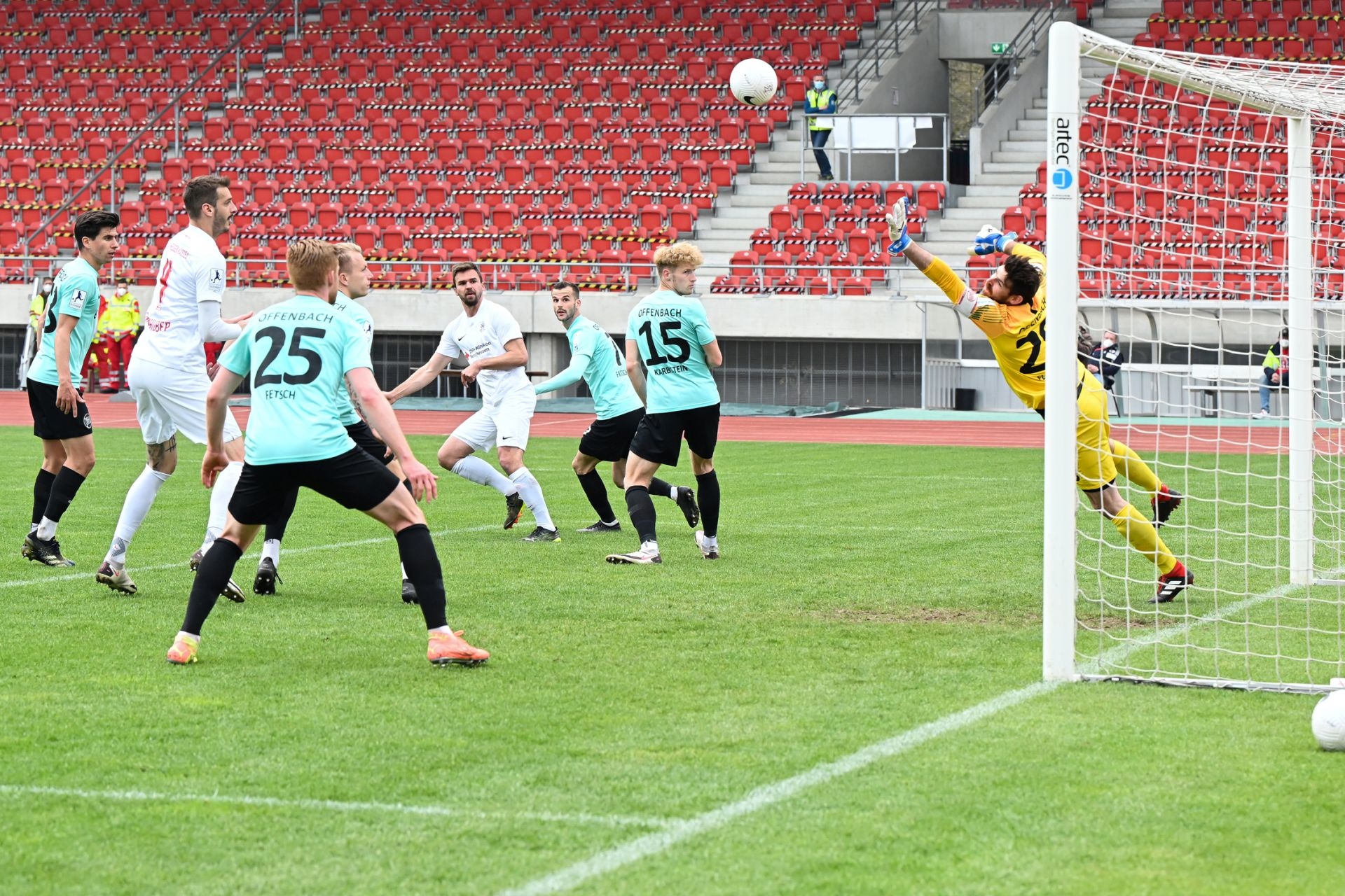 Regionalliga Südwest 2020/21, KSV Hessen Kassel, Kickers Offenbach, Endstand 0:4