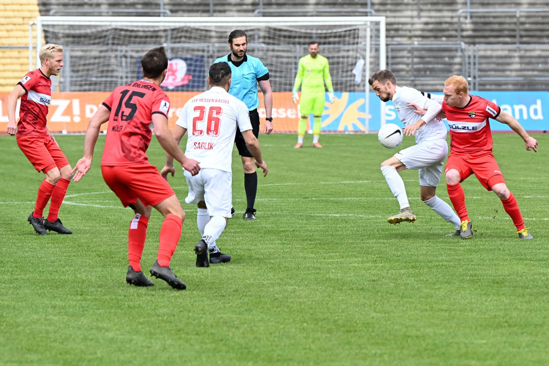 Regionalliga Südwest 2020/21, KSV Hessen Kassel, TSB Balingen, Endstand 2:2