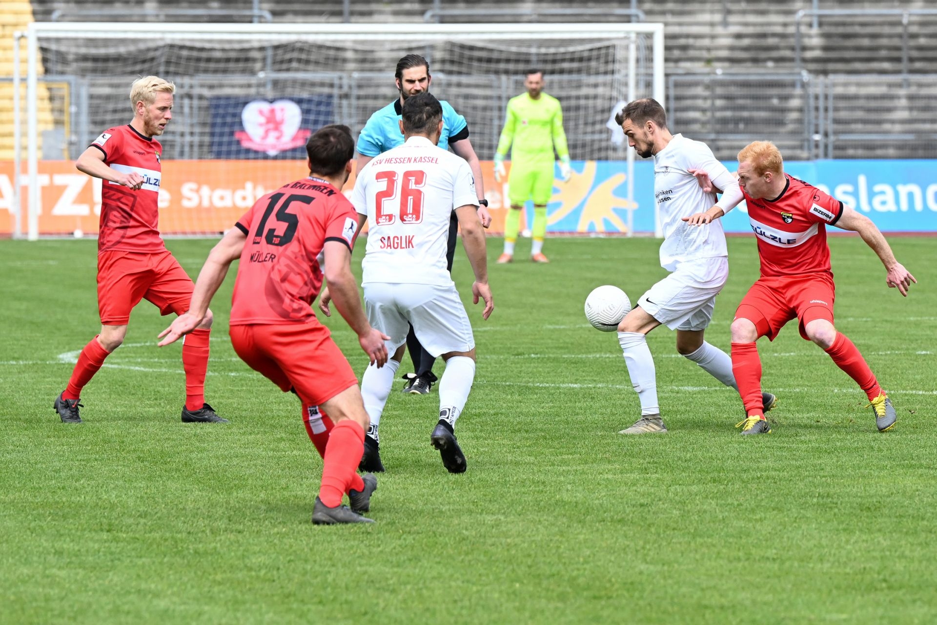 Regionalliga Südwest 2020/21, KSV Hessen Kassel, TSB Balingen, Endstand 2:2