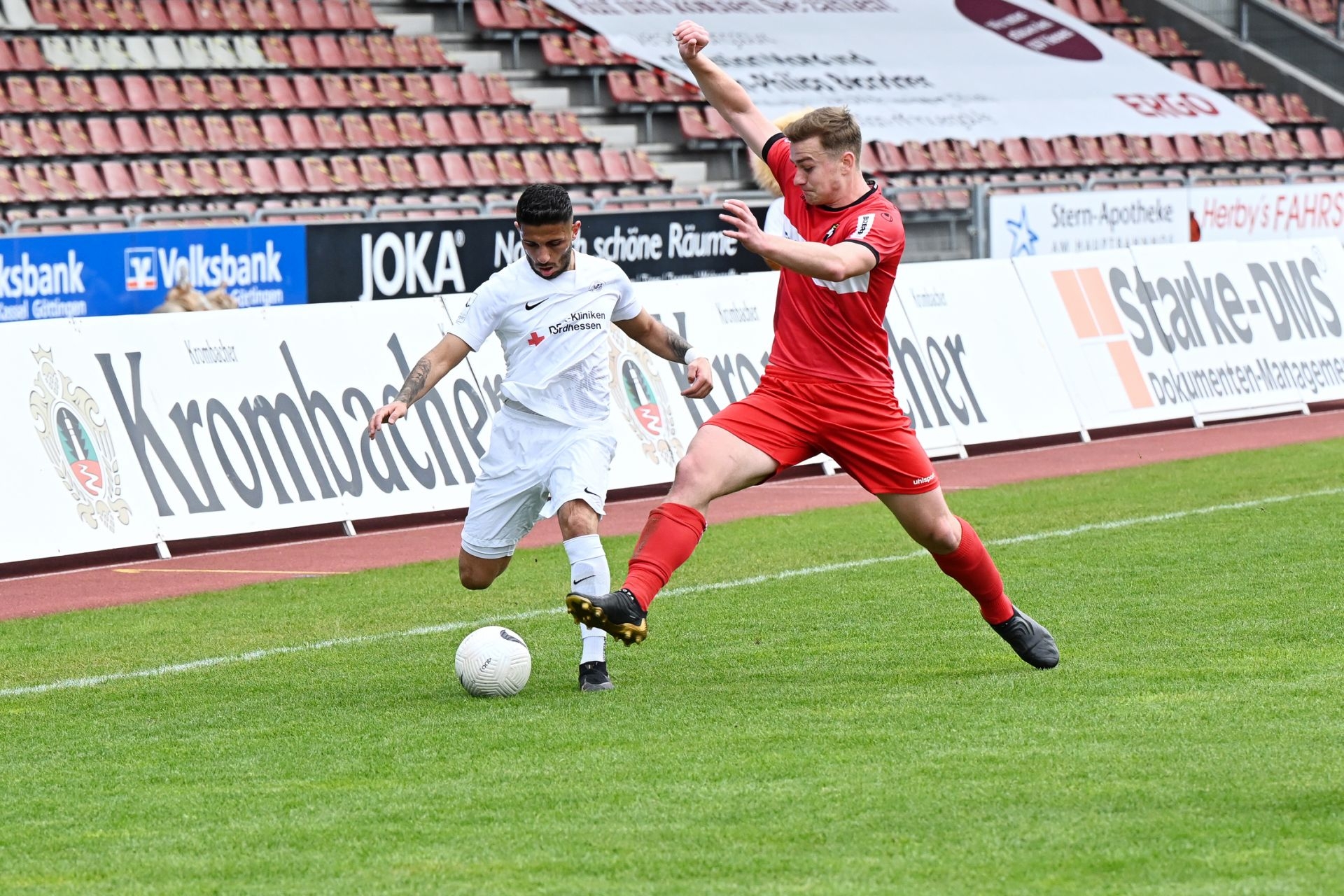 Regionalliga Südwest 2020/21, KSV Hessen Kassel, TSB Balingen, Endstand 2:2