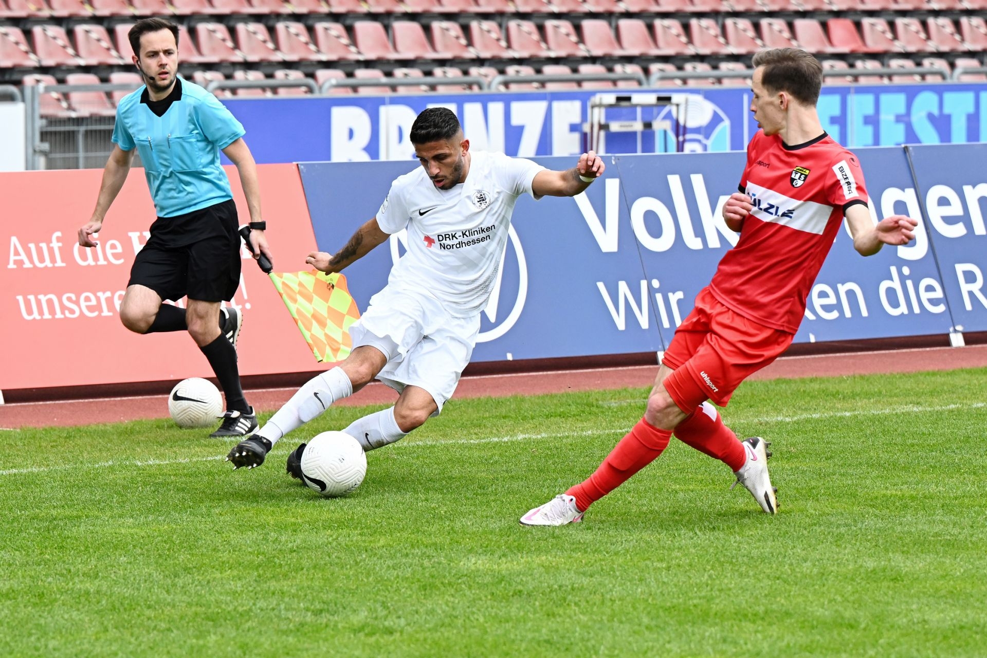 Regionalliga Südwest 2020/21, KSV Hessen Kassel, TSB Balingen, Endstand 2:2