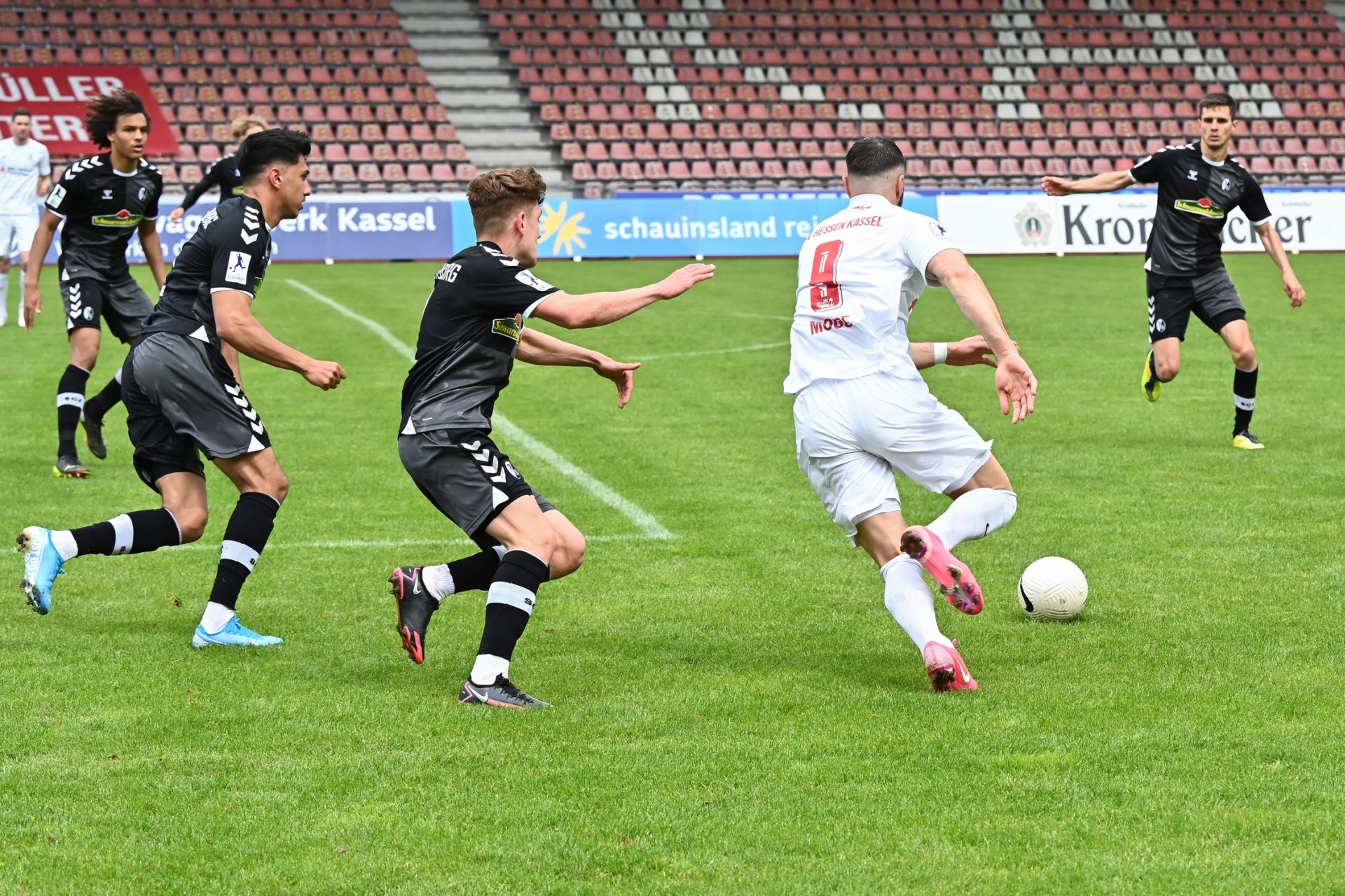 Regionalliga Südwest 2020/21, KSV Hessen Kassel, SC Freiburg II, Endstand 0:0