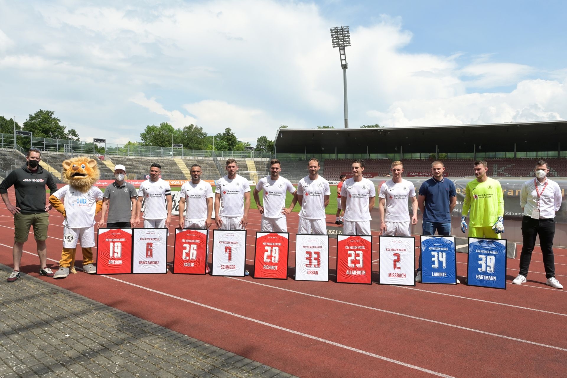 Regionalliga Sï¿½dwest 2020/21, KSV Hessen Kassel, SSV Ulm 1846, Endstand 3:1, Verabschiedung