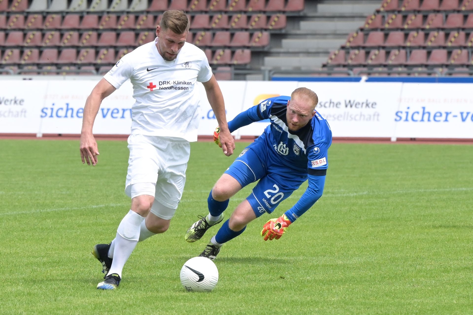 Regionalliga Südwest 2020/21, KSV Hessen Kassel, SSV Ulm 1846, Endstand 3:1