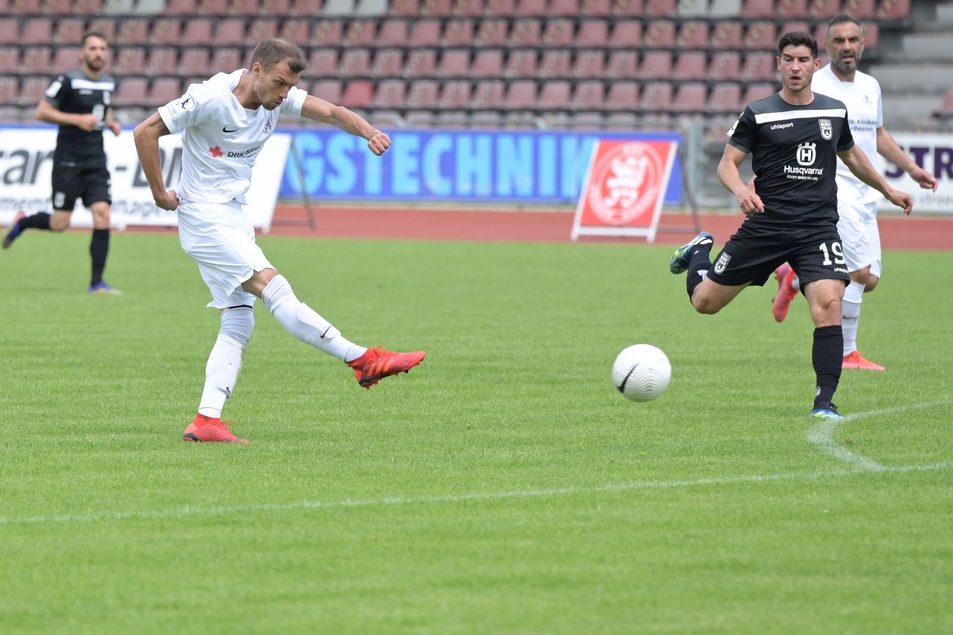 Regionalliga Südwest 2020/21, KSV Hessen Kassel, SSV Ulm 1846, Endstand 3:1, Torschuss zum 1:0