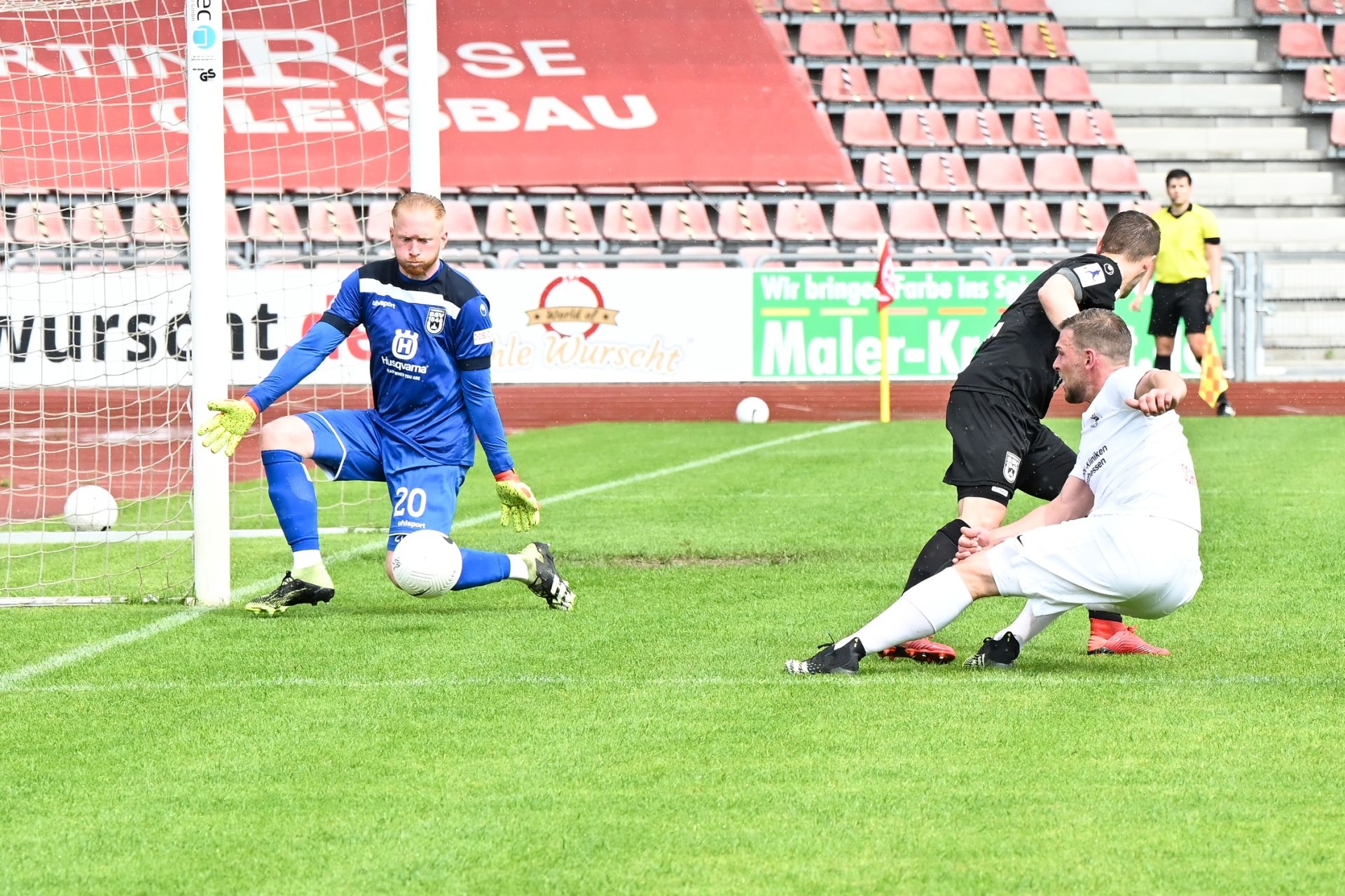 Regionalliga Südwest 2020/21, KSV Hessen Kassel, SSV Ulm 1846, Endstand 3:1