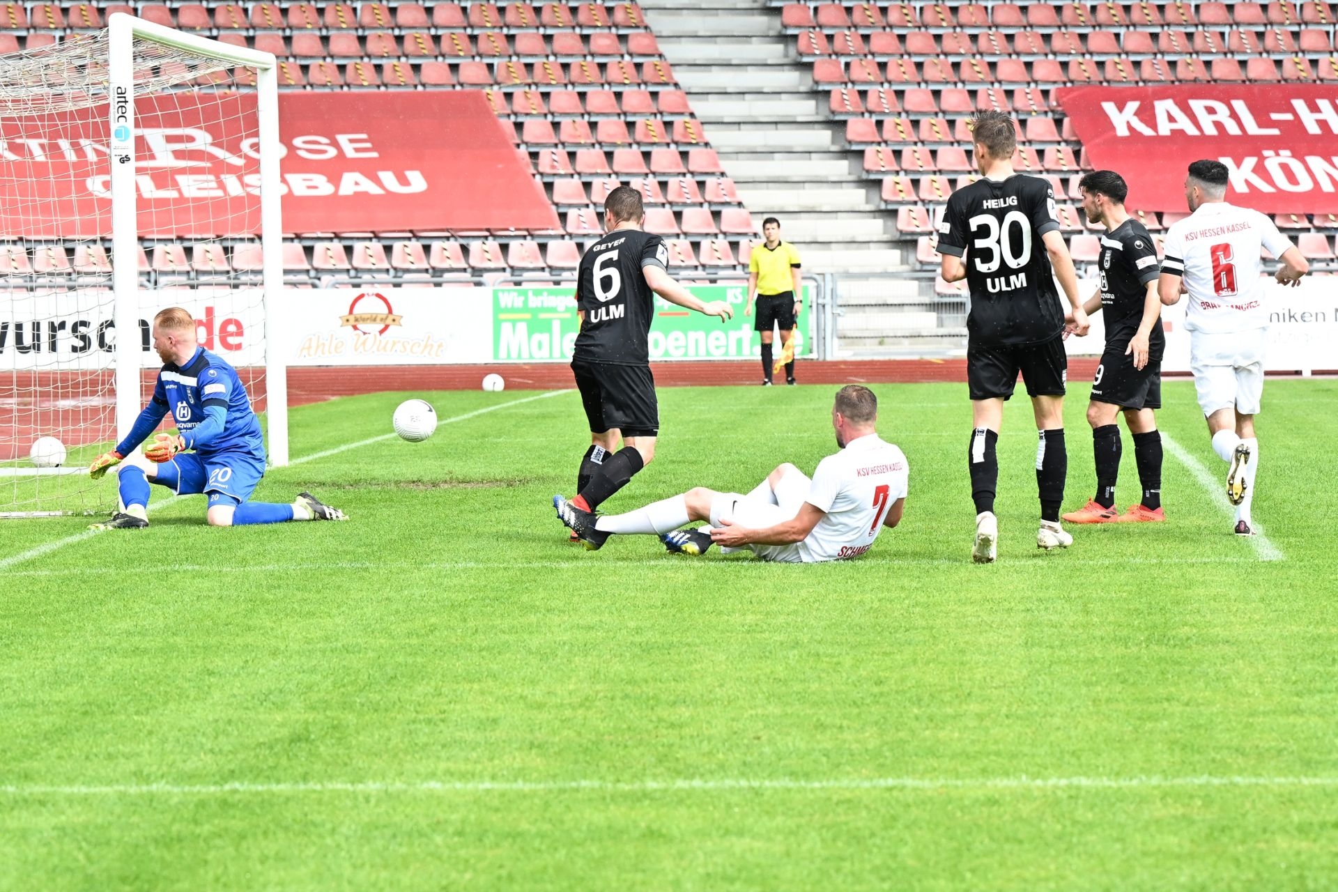 Regionalliga Südwest 2020/21, KSV Hessen Kassel, SSV Ulm 1846, Endstand 3:1