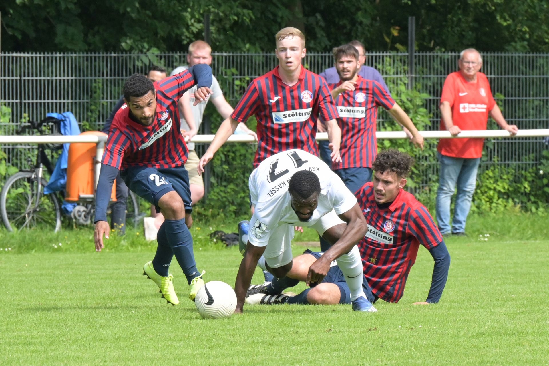 KSV Hessen Kassel, Wuppertaler SV, Endstand 4:0, Conrad Azong