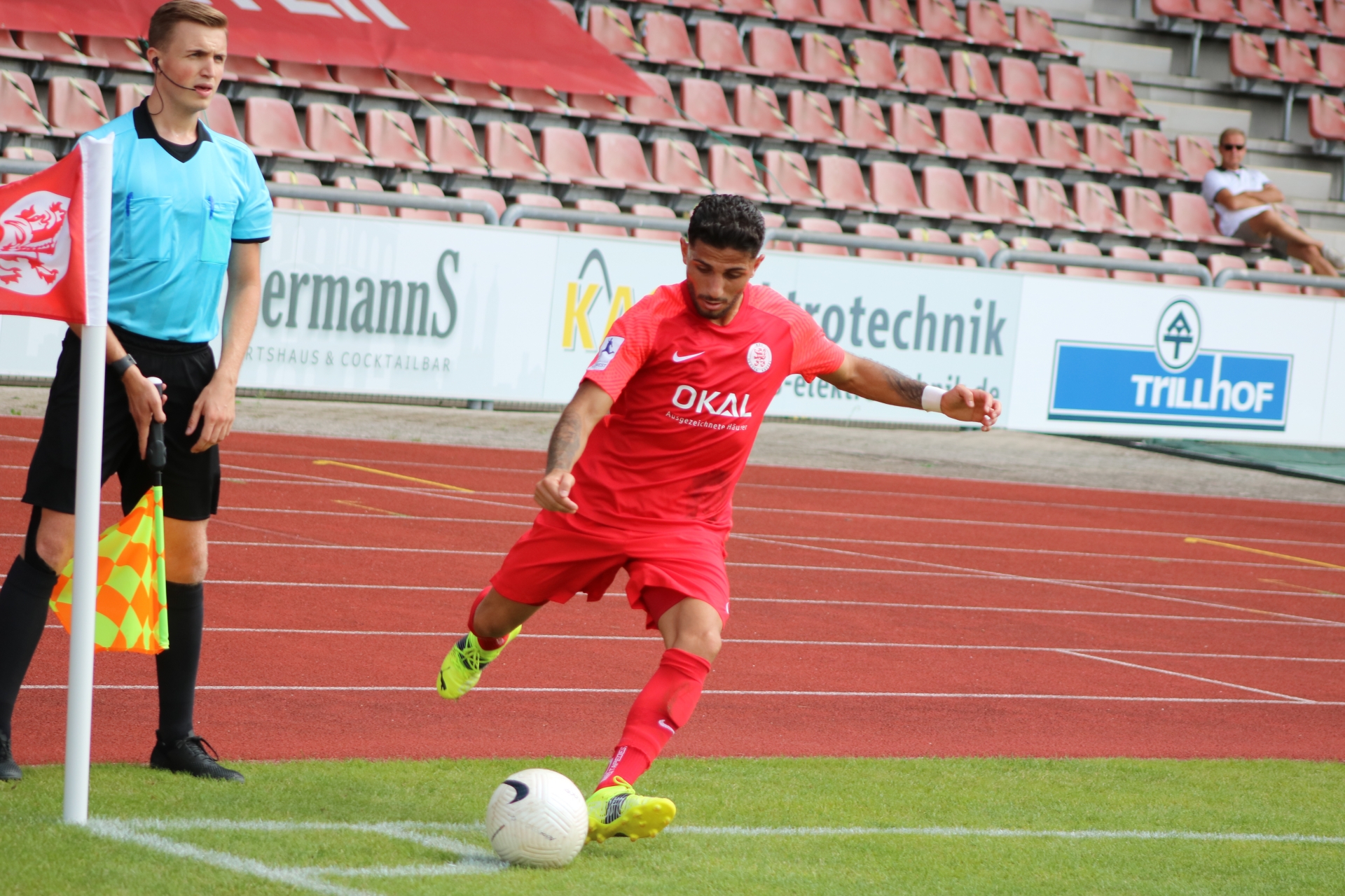 KSV Hessen Kassel - TSV Steinbach Haiger: Eckball, Najjar