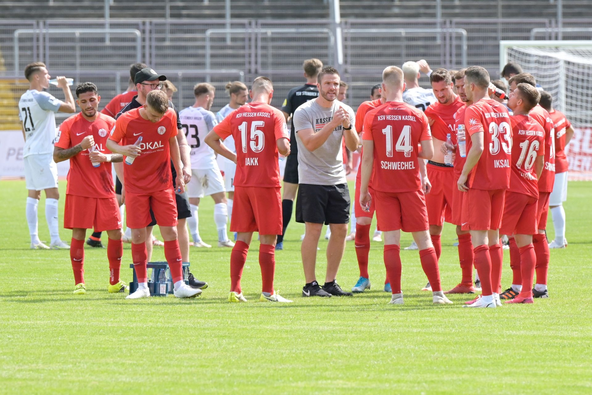 KSV Hessen Kassel, TSV Steinbach Haiger, Regionalliga Sï¿½dwest, saison 2021/22, Endstand 1:1, Tobias Damm