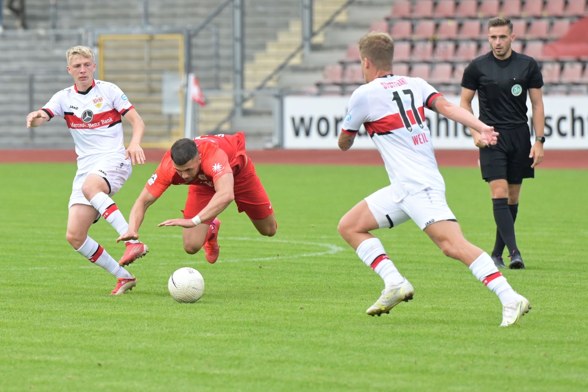 KSV Hessen Kassel, VfB Stuttgart II, Regionalliga Südwest, Saison 2021/22, Endstand 3:2