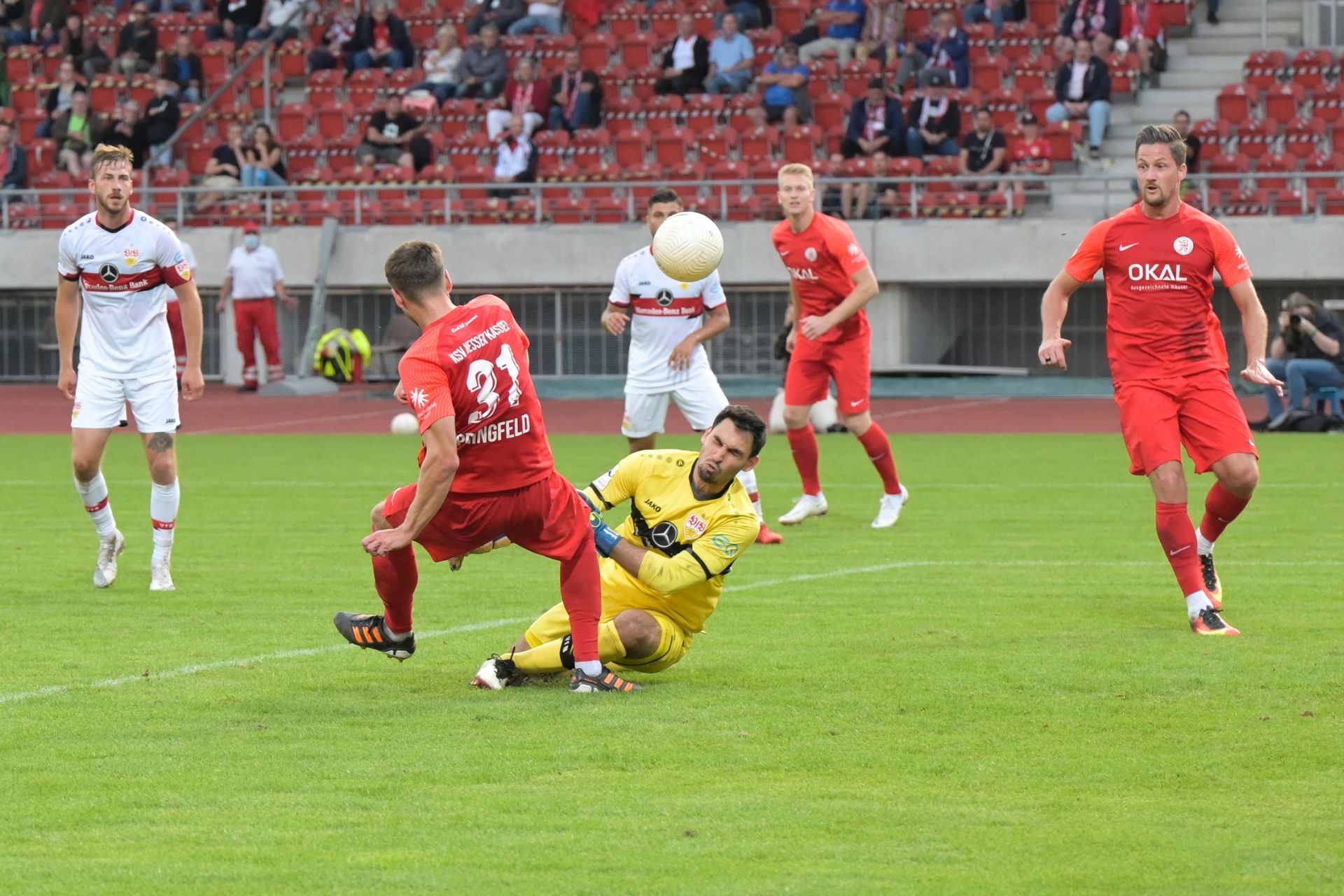 KSV Hessen Kassel, VfB Stuttgart II, Regionalliga Südwest, Saison 2021/22, Endstand 3:2
